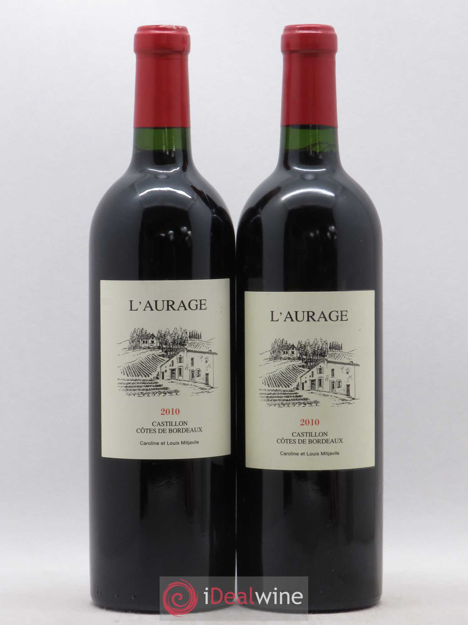 L'Aurage 2010 - Lot de 2 bouteilles - 0