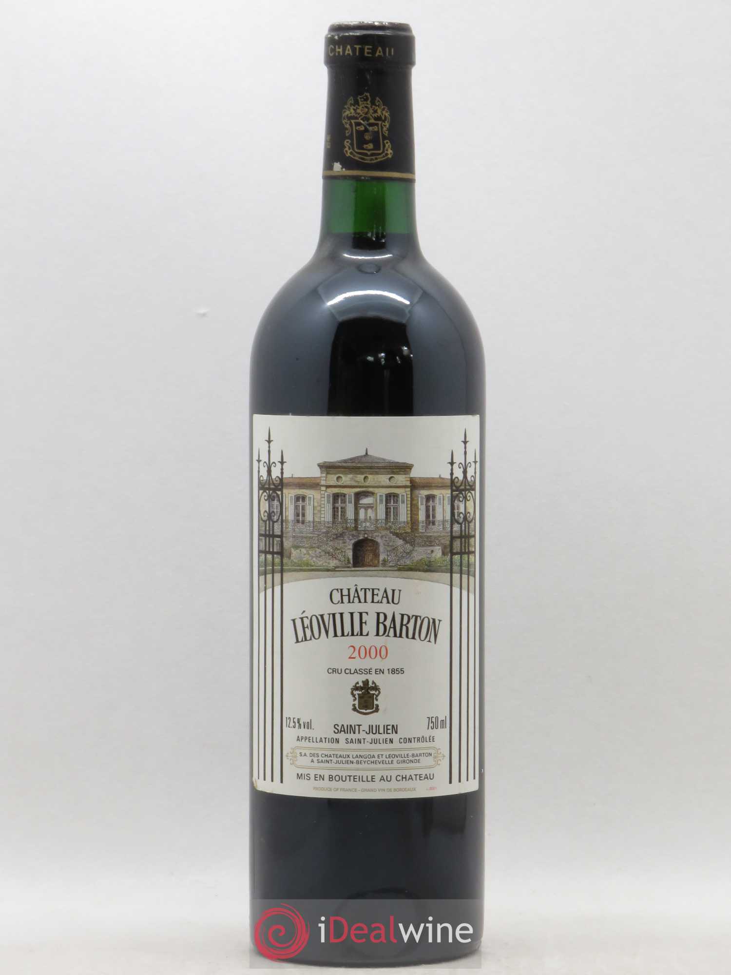 Château Léoville Barton 2ème Grand Cru Classé 2000 - Lot de 1 bouteille - 0