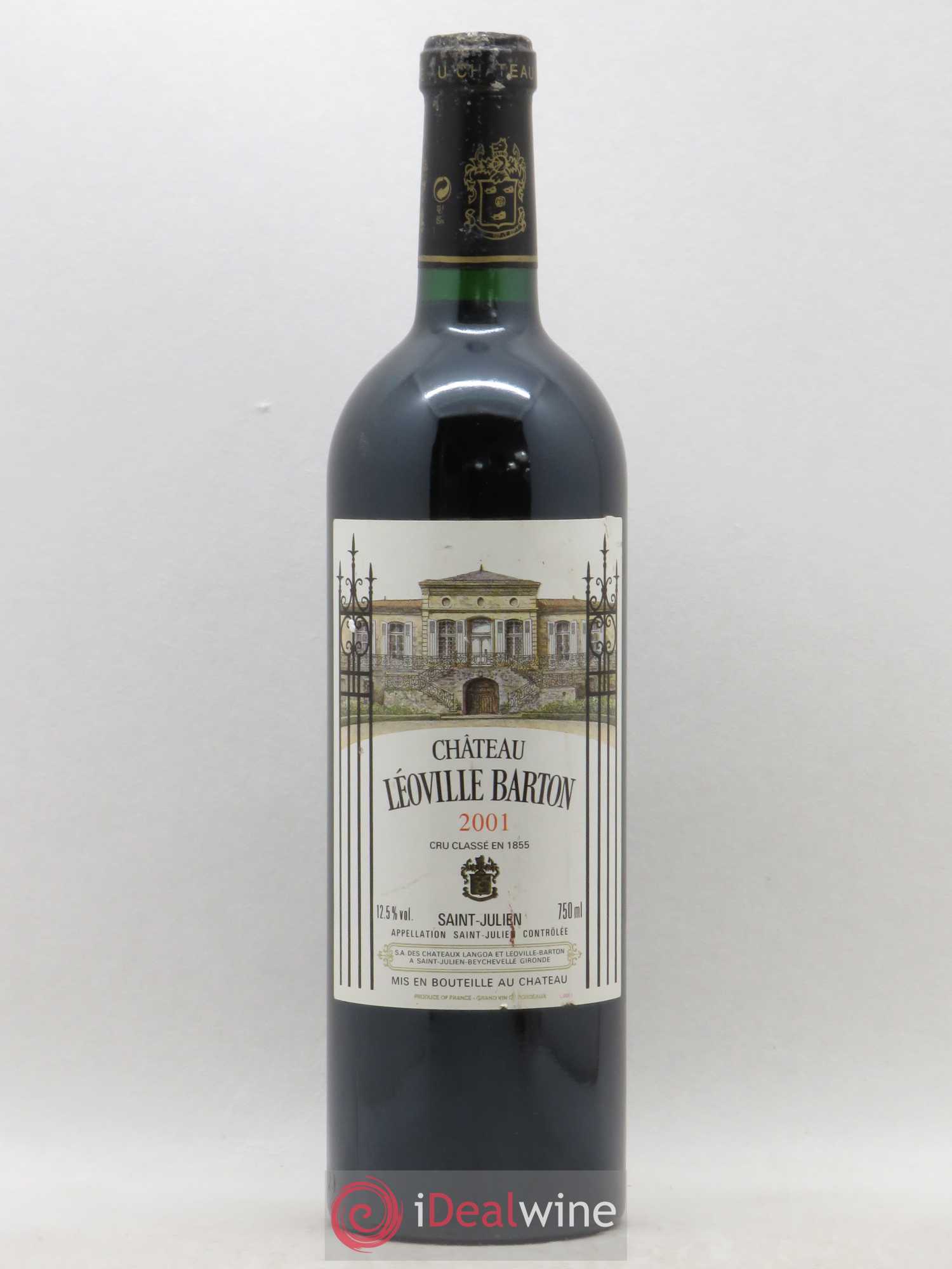 Château Léoville Barton 2ème Grand Cru Classé 2001 - Lot de 1 bouteille - 0