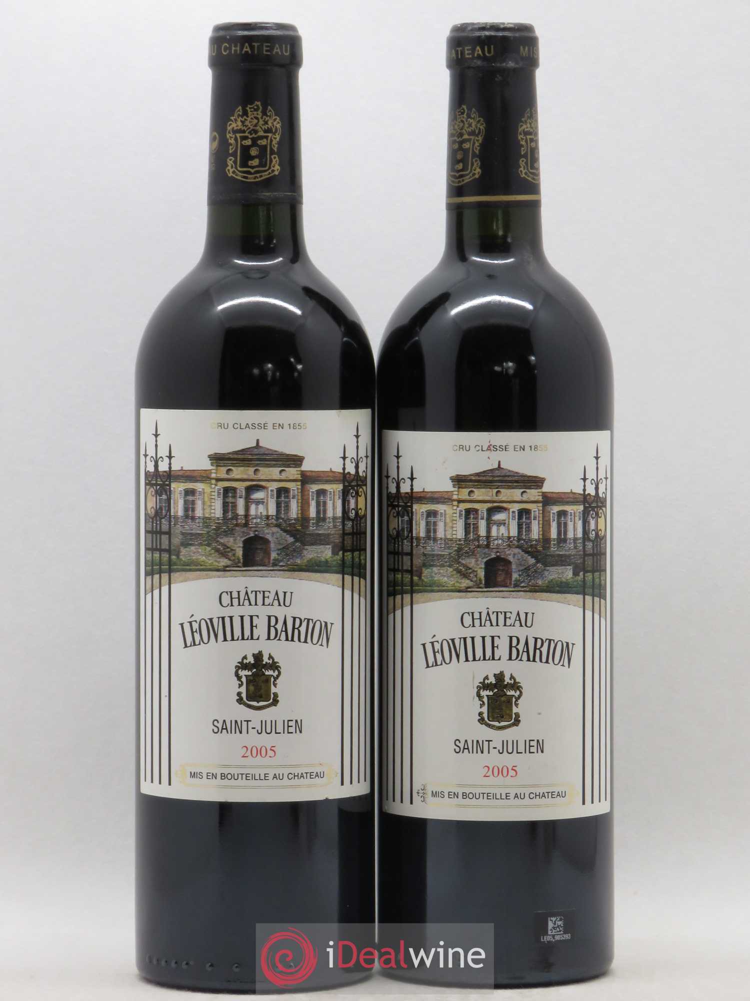 Château Léoville Barton 2ème Grand Cru Classé 2005 - Lot de 2 bouteilles - 0