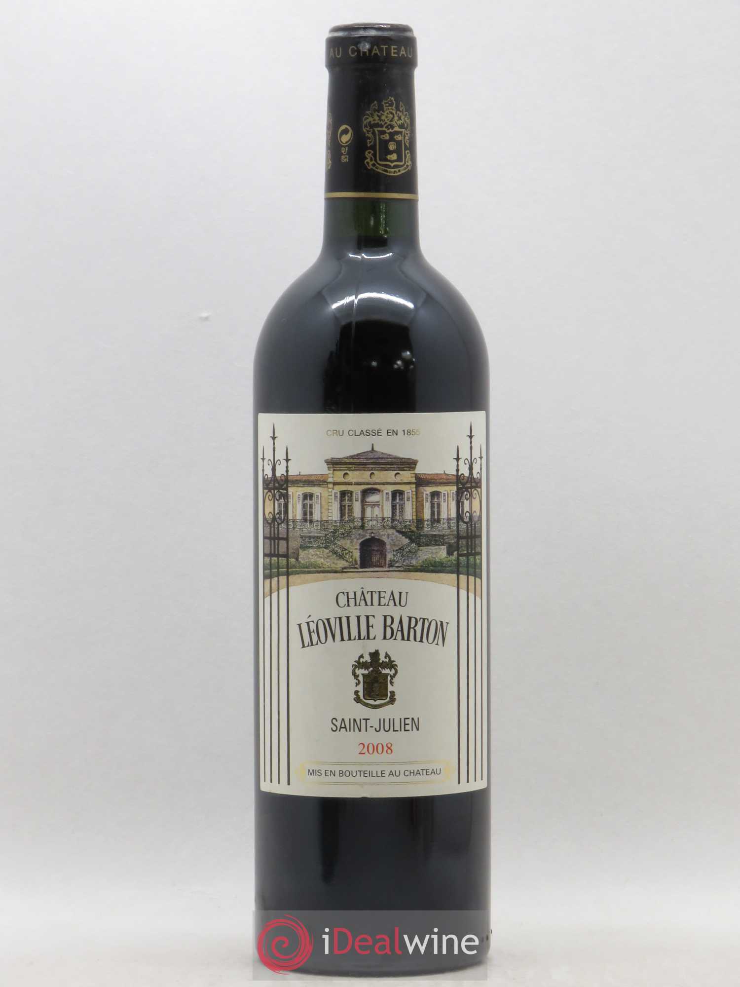 Château Léoville Barton 2ème Grand Cru Classé 2008 - Lot de 1 bouteille - 0