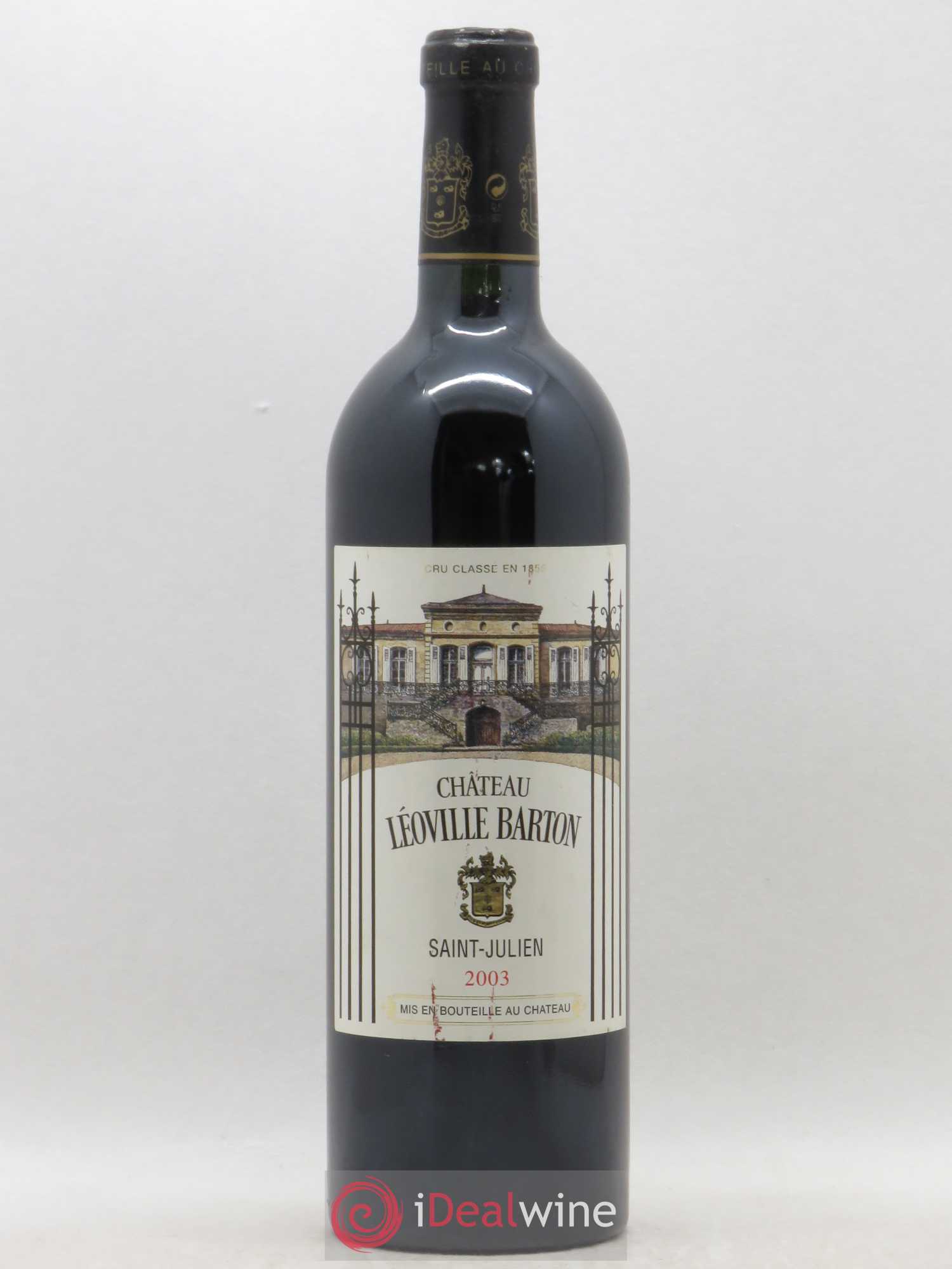 Château Léoville Barton 2ème Grand Cru Classé 2003 - Lot de 1 bouteille - 0