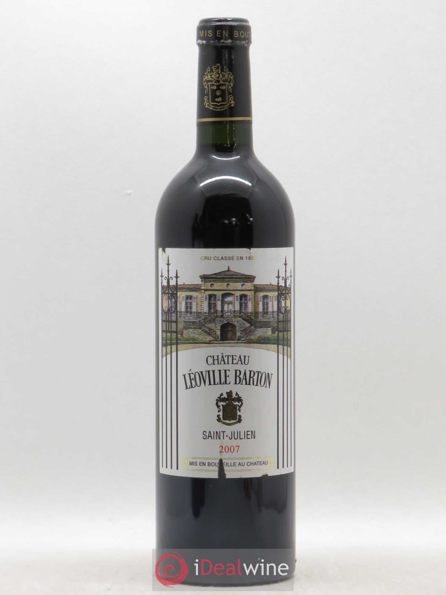 Château Léoville Barton 2ème Grand Cru Classé 2007 - Lot de 1 bouteille - 0