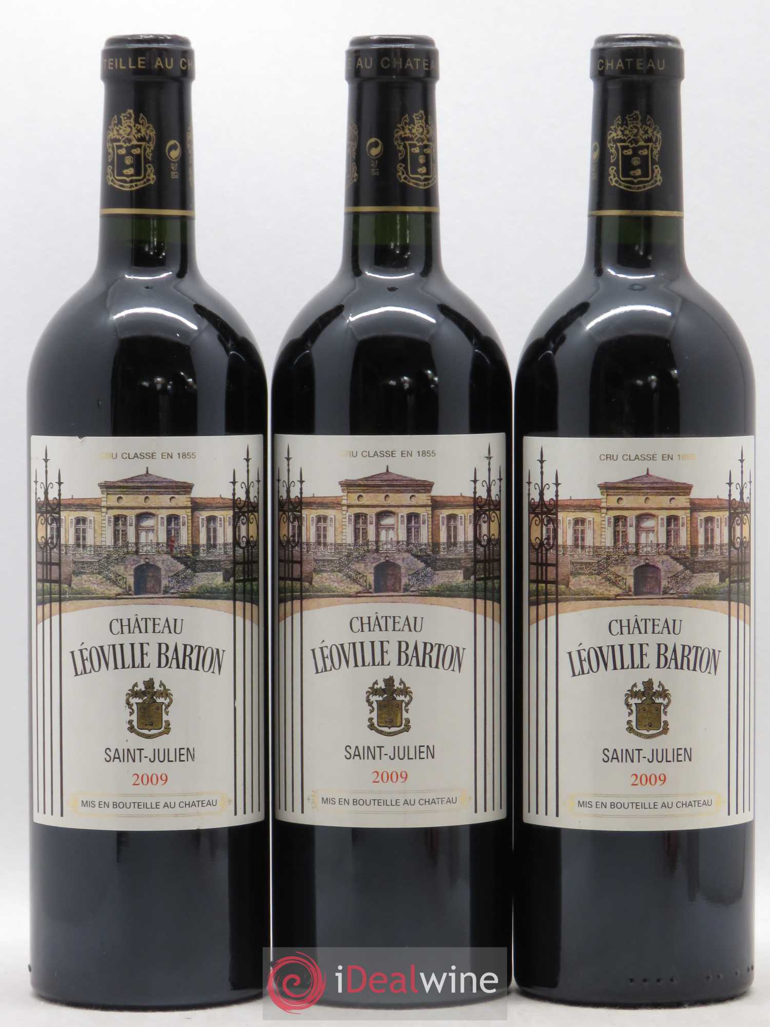Château Léoville Barton 2ème Grand Cru Classé 2009 - Lot de 3 bouteilles - 0