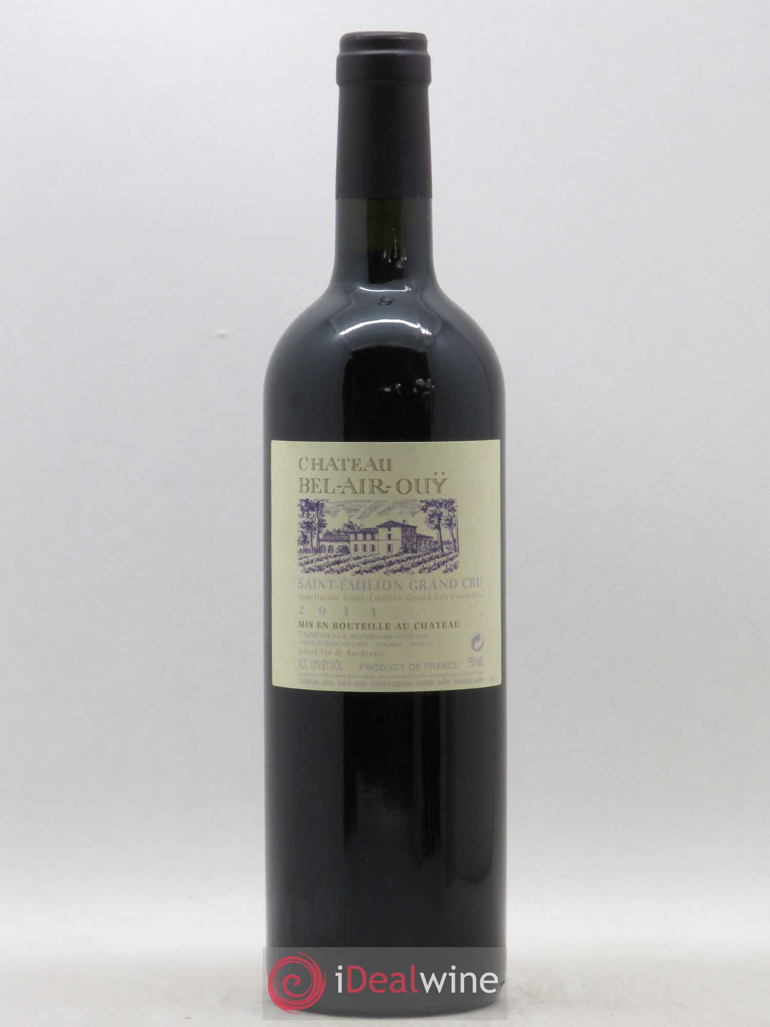Château Bel Air Ouÿ 2013 - Lot de 1 bouteille - 0