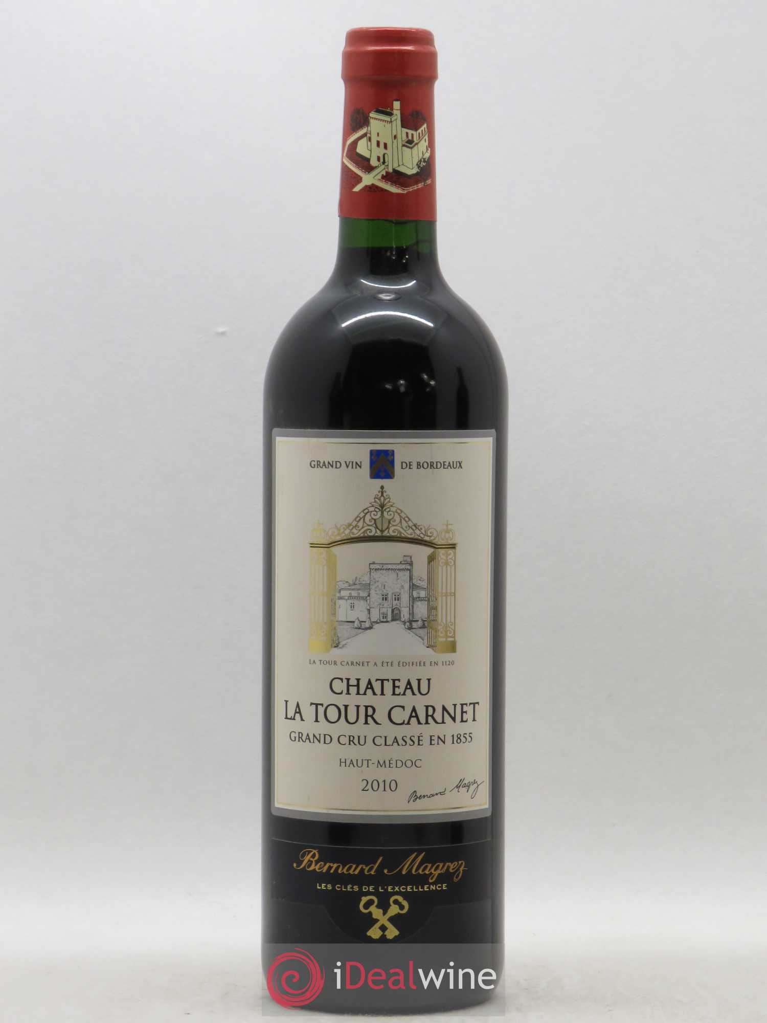 Château la Tour Carnet 4ème Grand Cru Classé 2010 - Lot de 1 bouteille - 0
