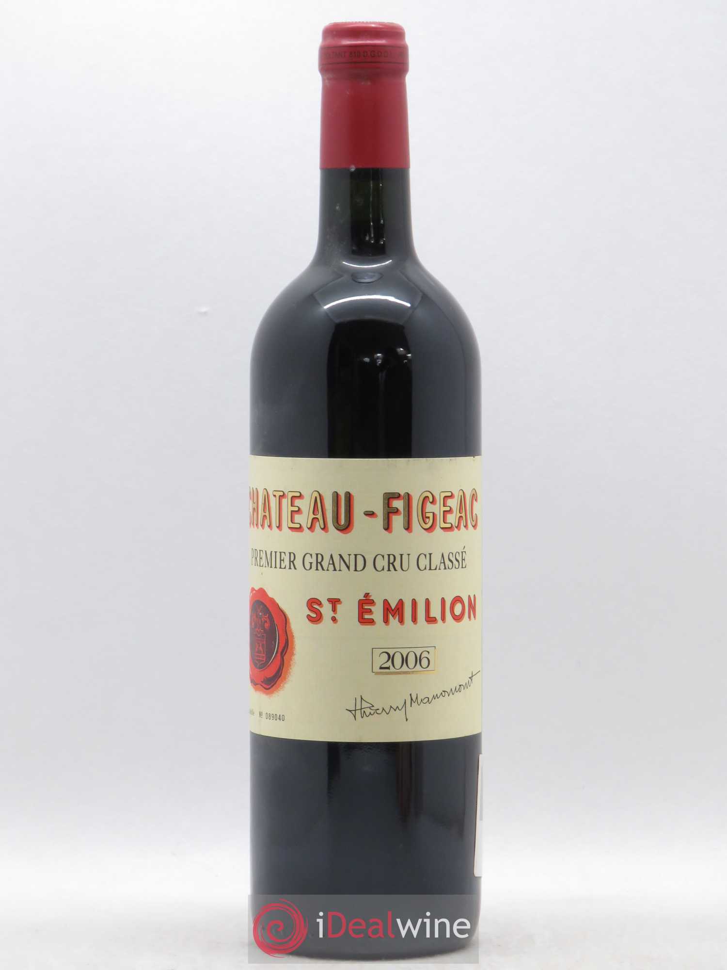 Château Figeac 1er Grand Cru Classé A 2006 - Lot de 1 bouteille - 0