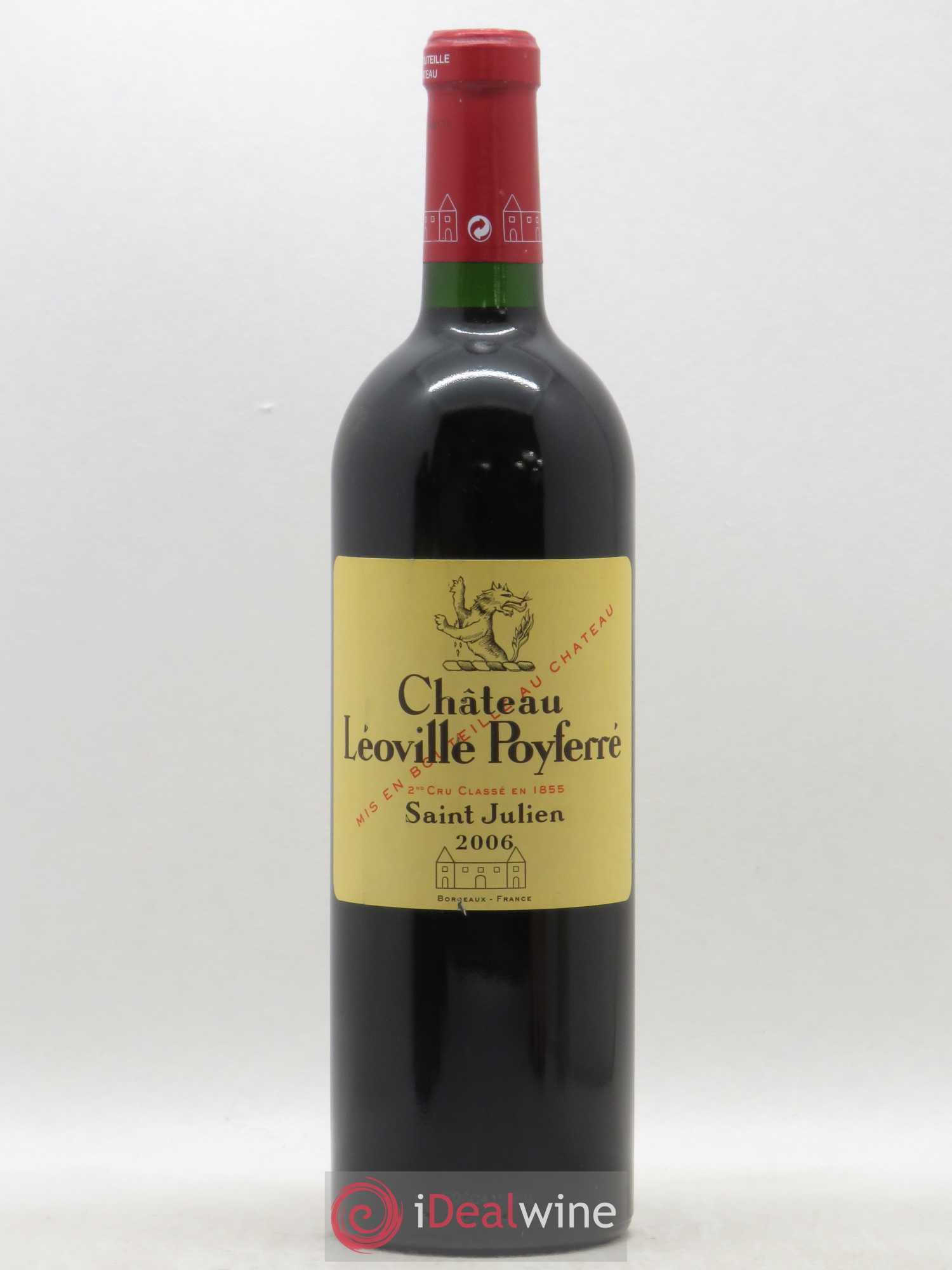 Château Léoville Poyferré 2ème Grand Cru Classé 2006 - Lot de 1 bouteille - 0