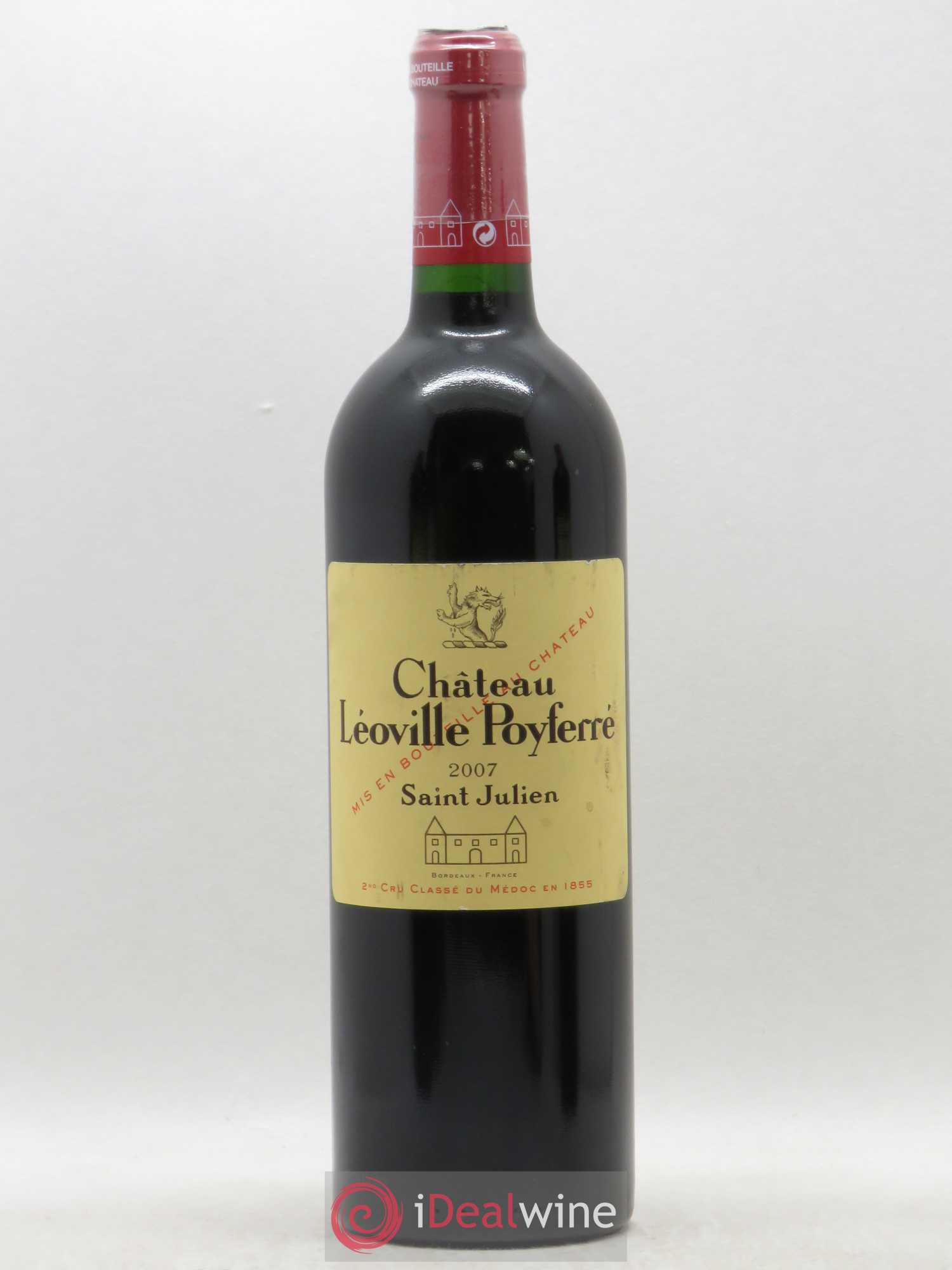 Château Léoville Poyferré 2ème Grand Cru Classé 2007 - Lot de 1 bouteille - 0