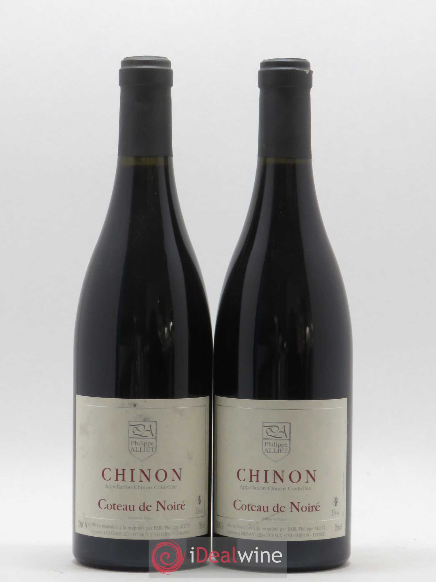 Chinon Coteau de Noiré Philippe Alliet 2009 - Lot de 2 bouteilles - 0