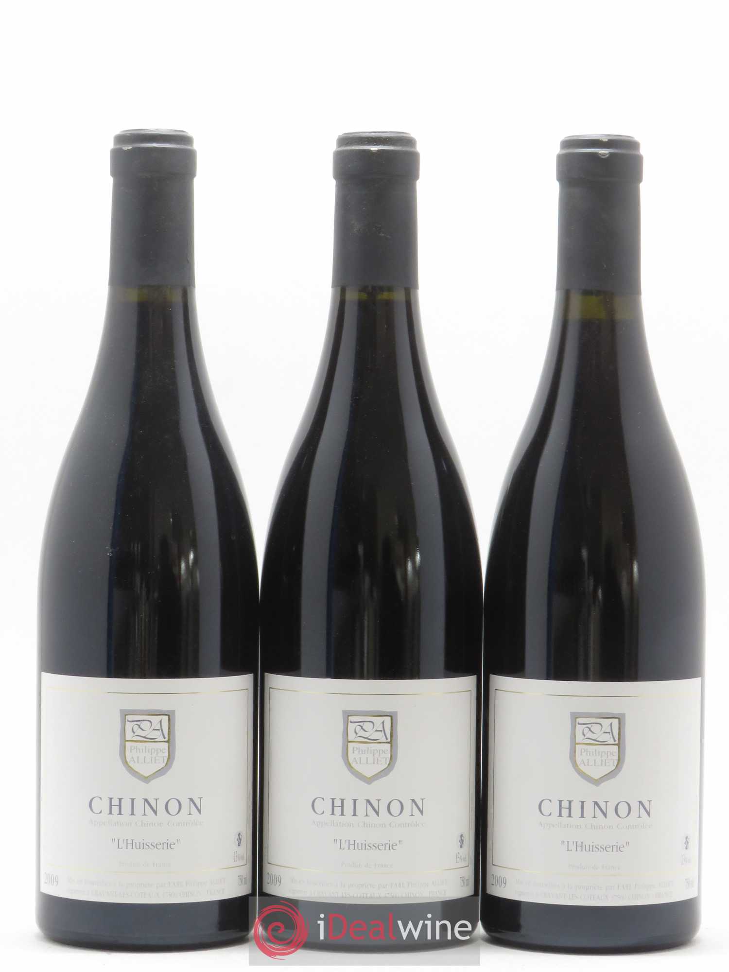 Chinon L'Huisserie Philippe Alliet 2009 - Lot de 3 bouteilles - 0