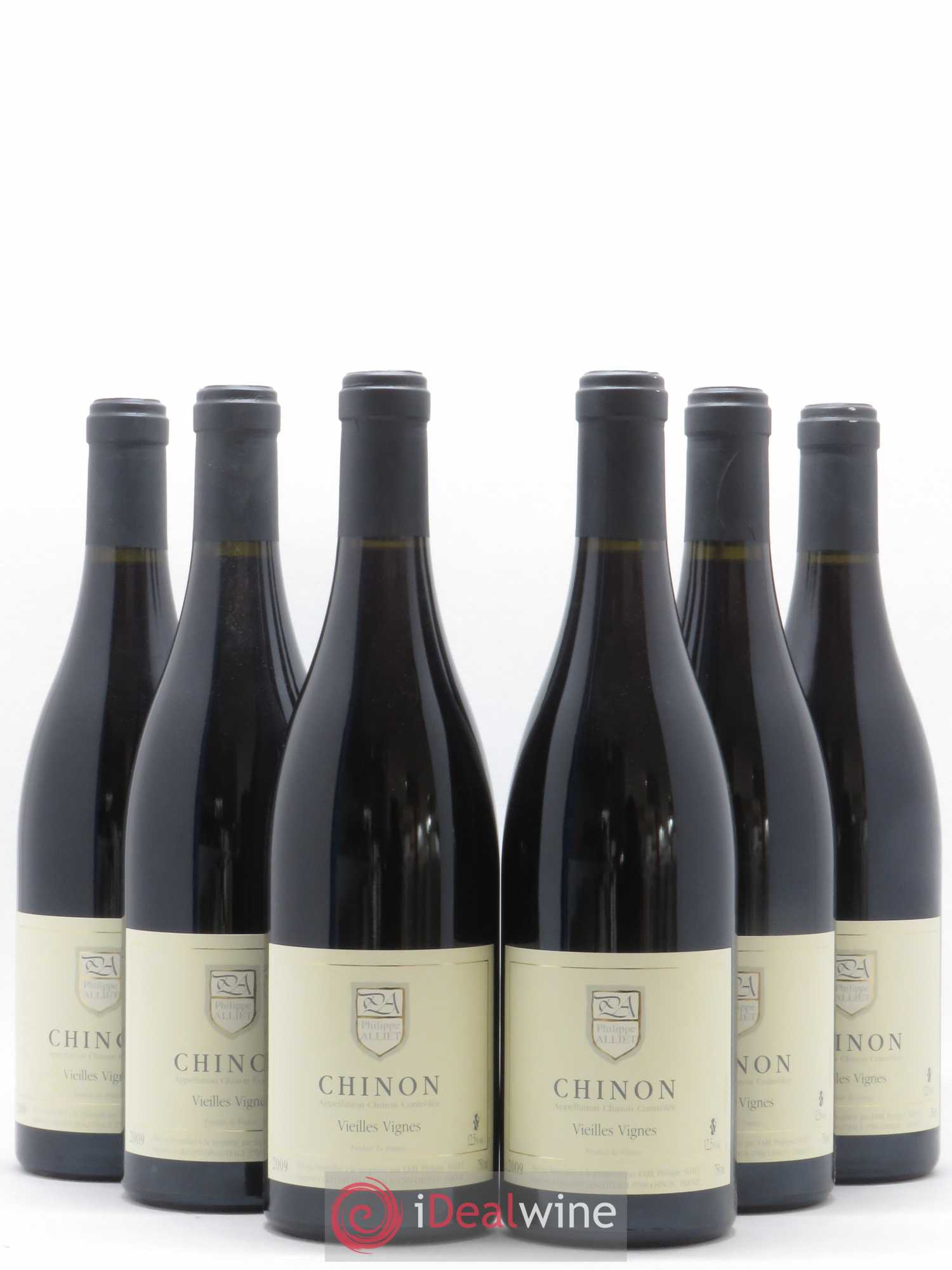 Chinon Vieilles Vignes Philippe Alliet 2009 - Lot de 6 bouteilles - 0