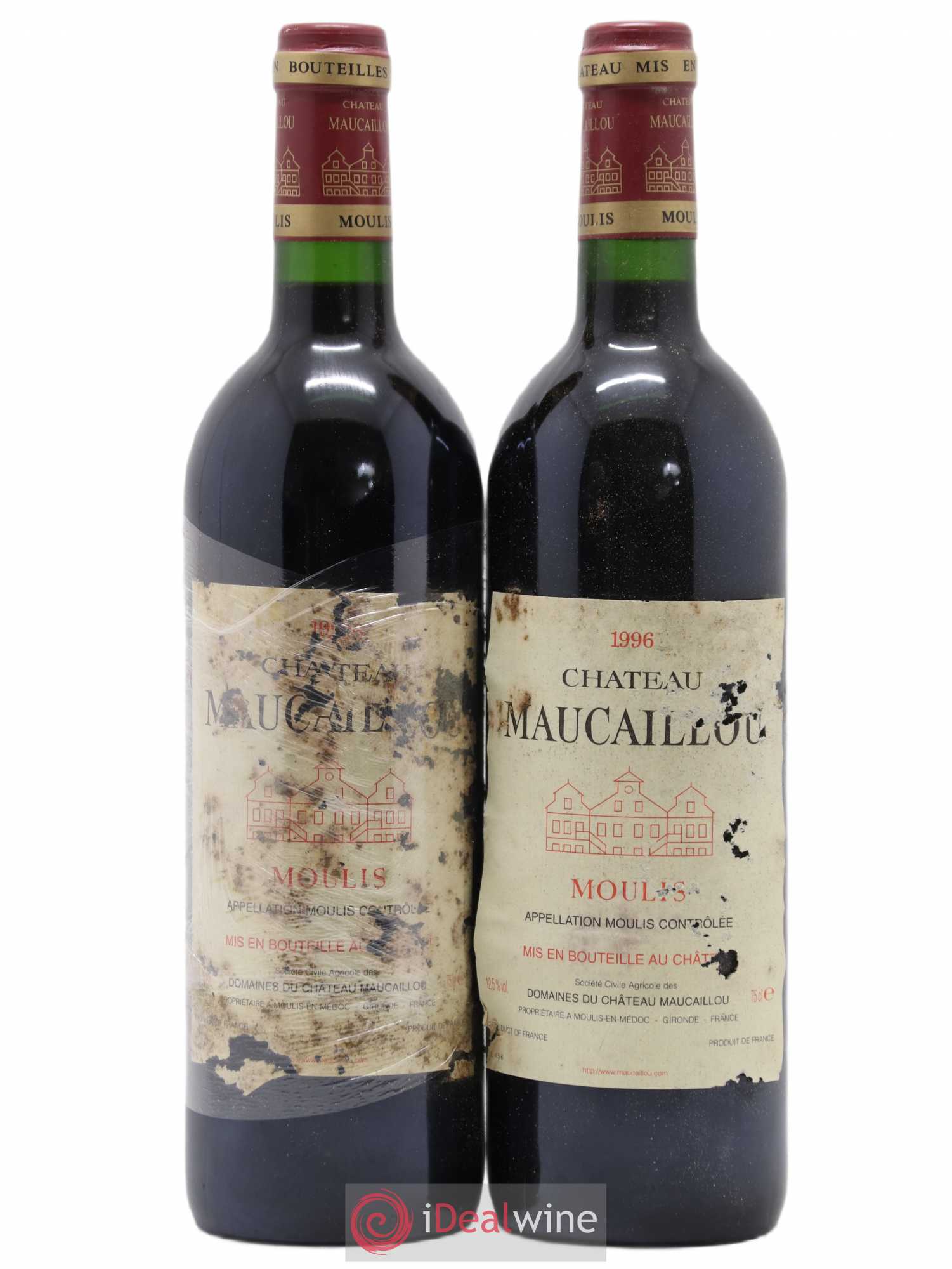 Château Maucaillou 1996 - Lot de 2 bouteilles - 0