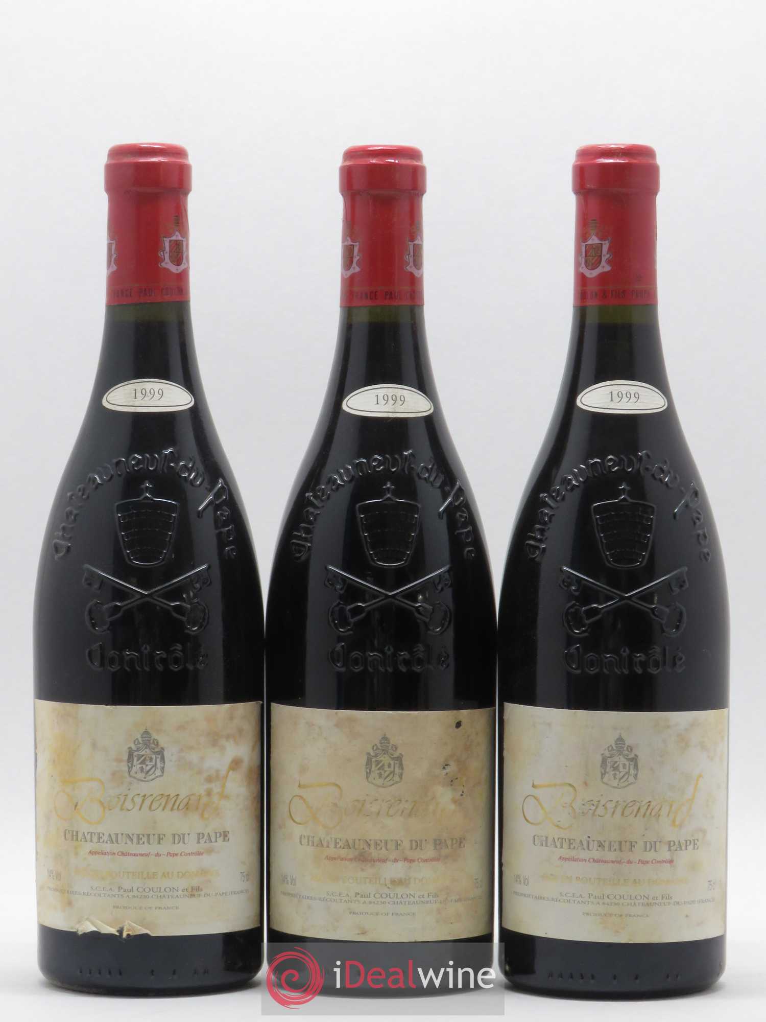 Châteauneuf-du-Pape Cuvée Boisrenard Beaurenard (Domaine de) 1999 - Lot de 3 bouteilles - 0