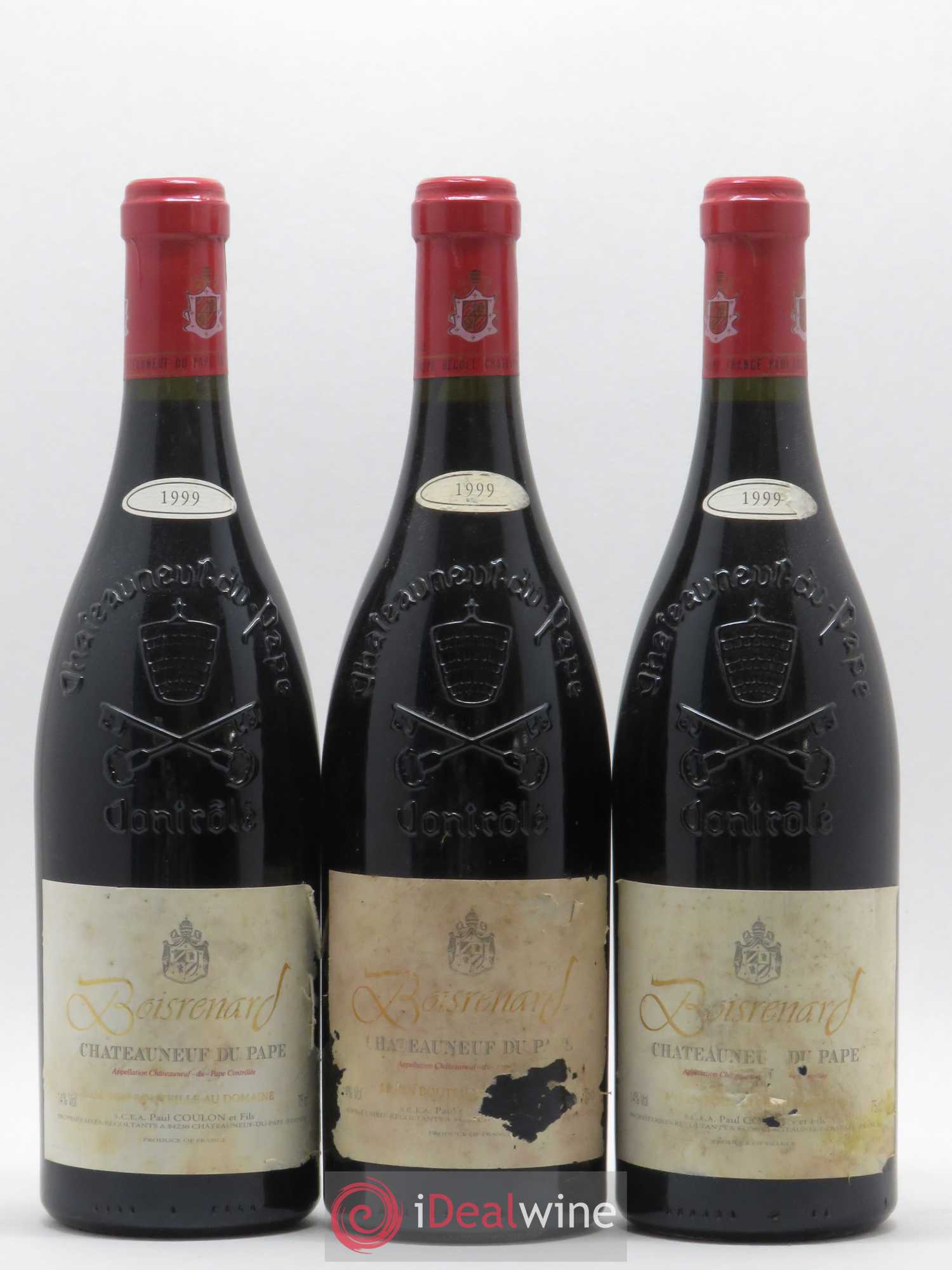 Châteauneuf-du-Pape Cuvée Boisrenard Beaurenard (Domaine de) 1999 - Lot de 3 bouteilles - 0
