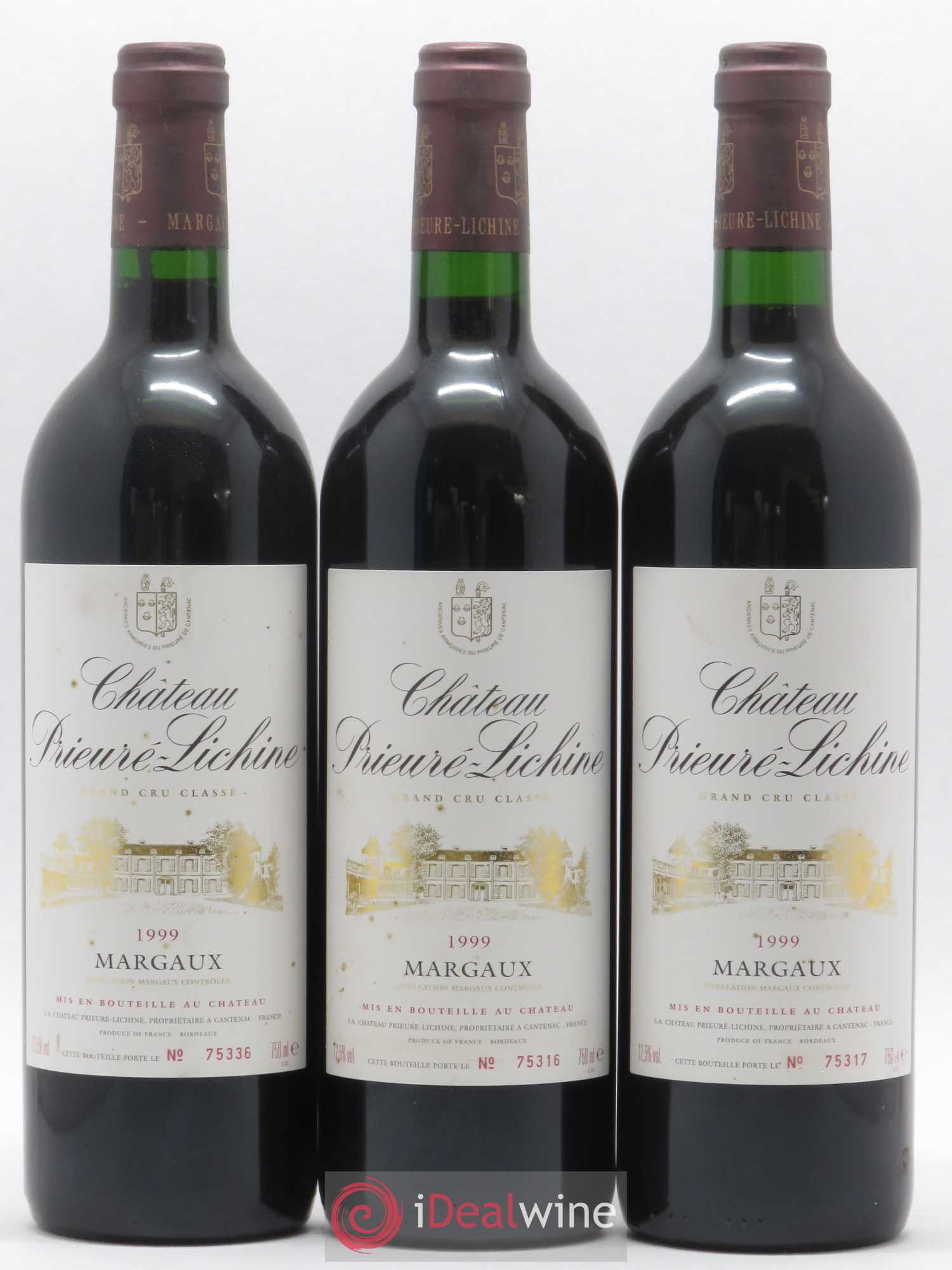 Château Prieuré Lichine 4ème Grand Cru Classé 1999 - Lot de 6 bouteilles - 2