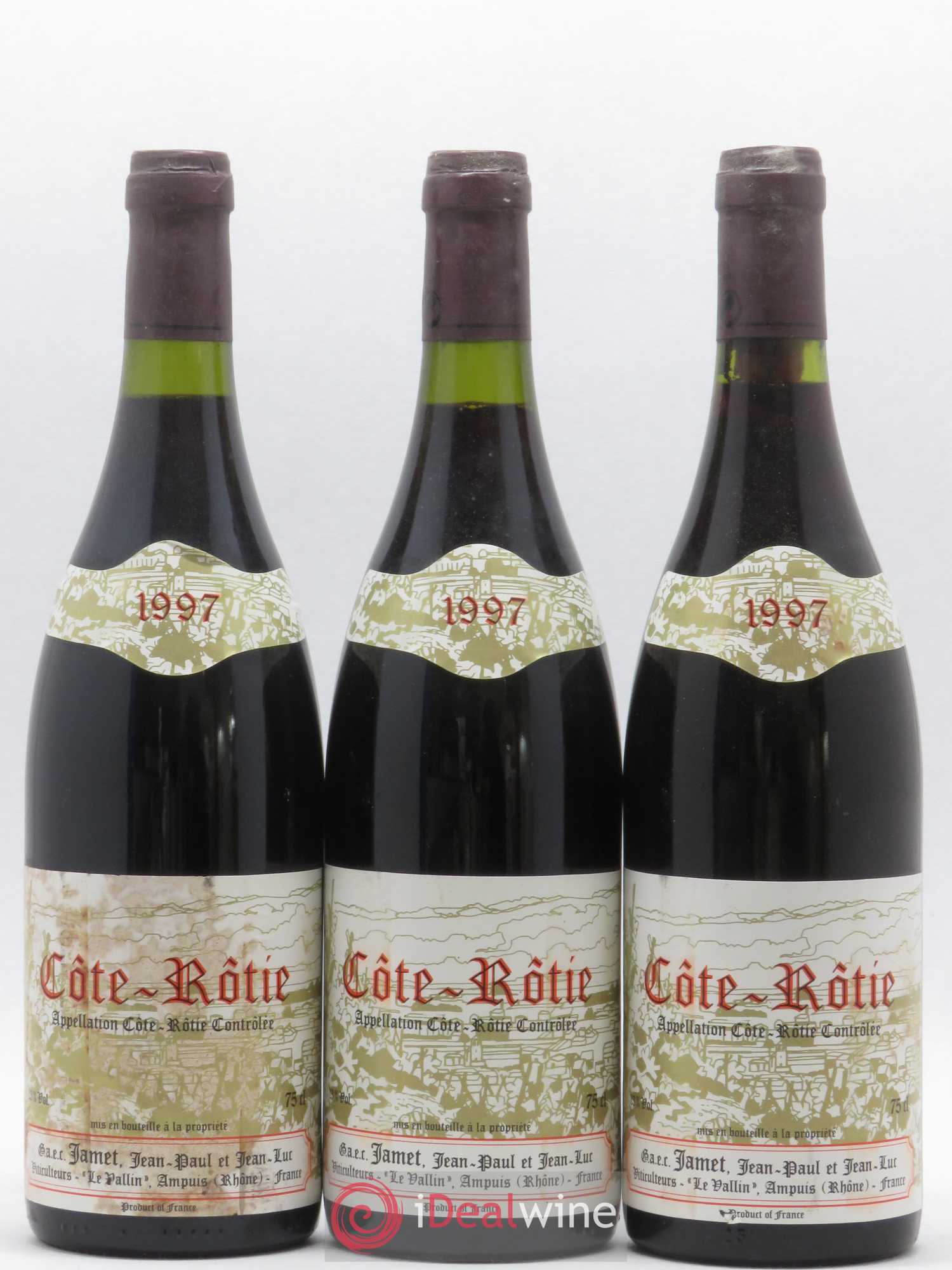Côte-Rôtie Jamet (Domaine) 1997 - Lot de 3 bouteilles - 0