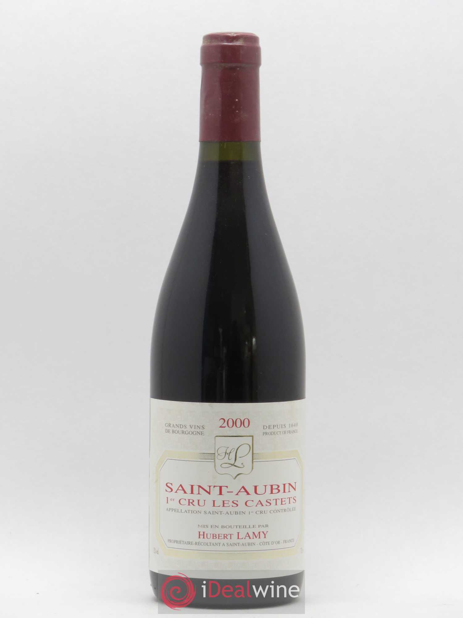 Saint-Aubin 1er Cru Les Castets Hubert Lamy 2000 - Lot de 1 bouteille - 0
