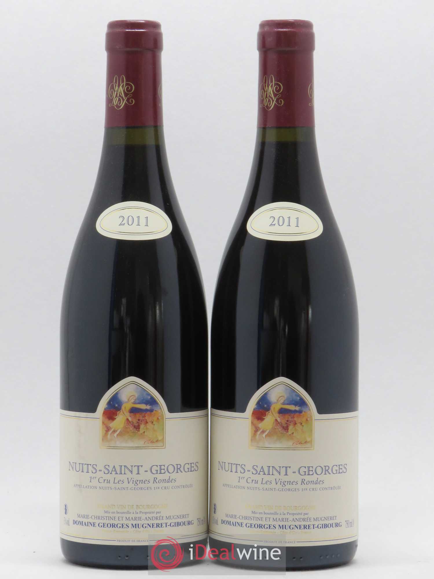 Nuits-Saint-Georges 1er Cru Les Vignes Rondes Mugneret-Gibourg (Domaine) 2011 - Lot de 2 bouteilles - 0