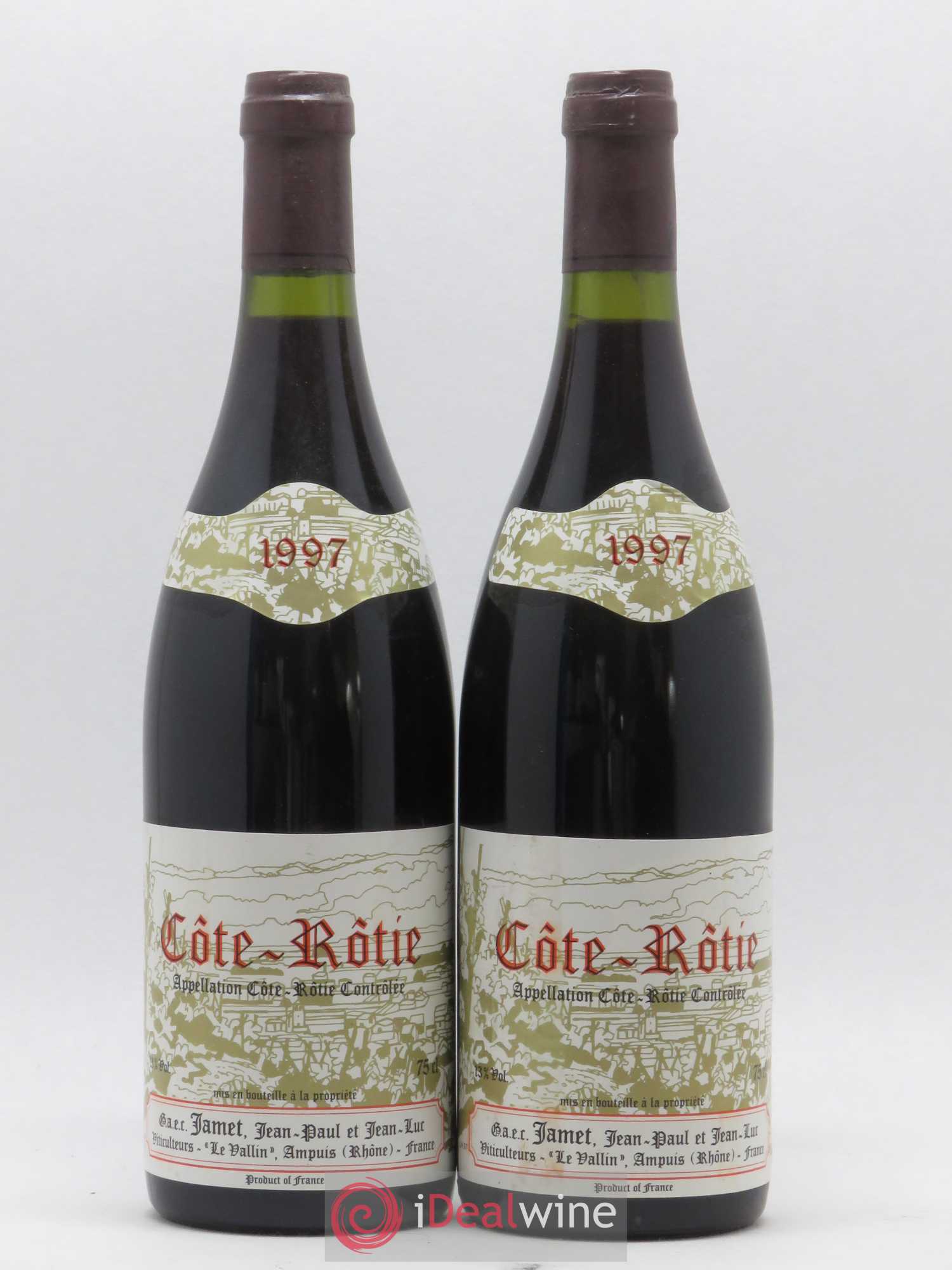 Côte-Rôtie Jamet (Domaine) 1997 - Lot de 2 bouteilles - 0
