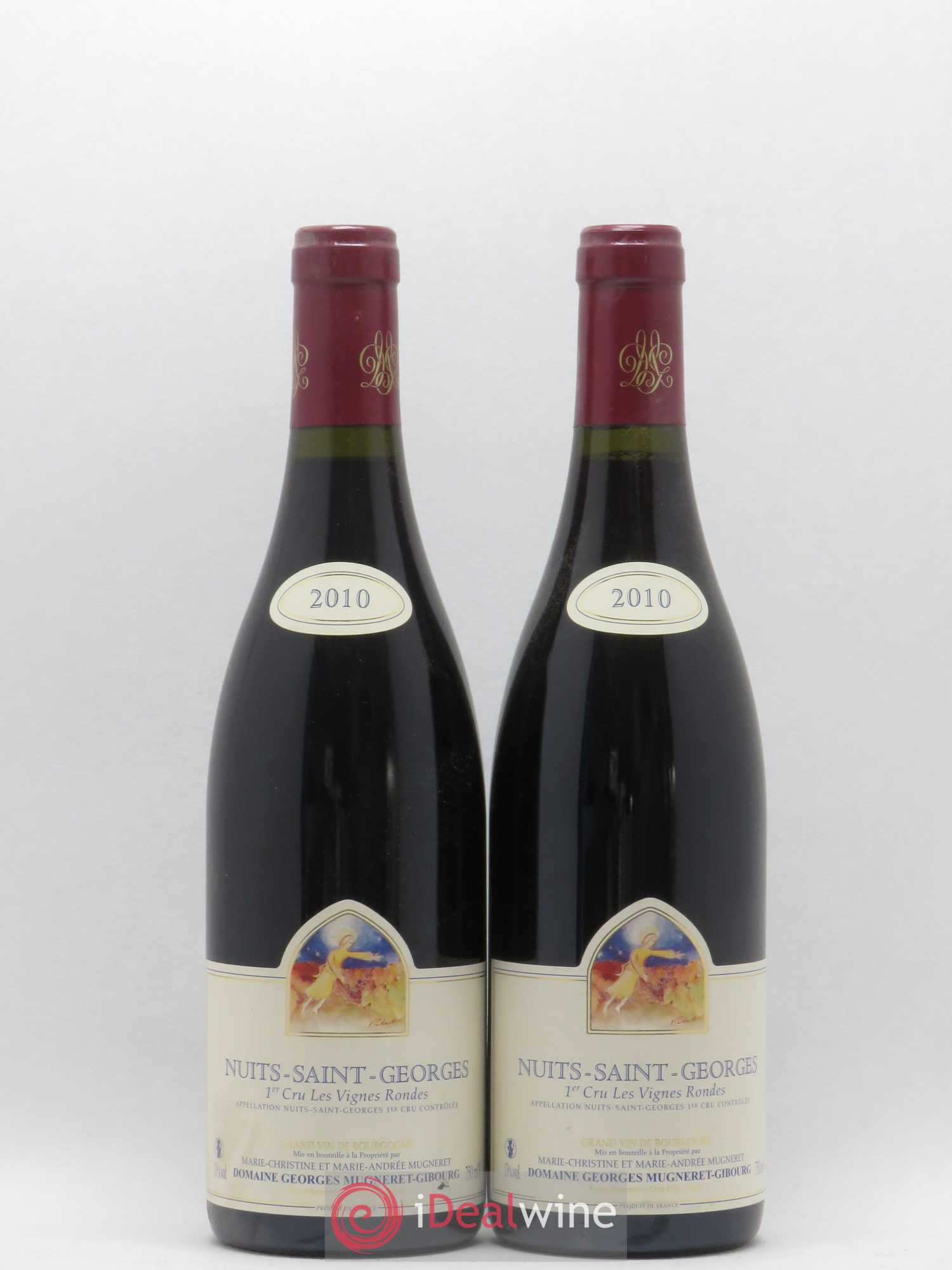 Nuits-Saint-Georges 1er Cru Les Vignes Rondes Mugneret-Gibourg (Domaine) 2010 - Lot de 2 bouteilles - 0