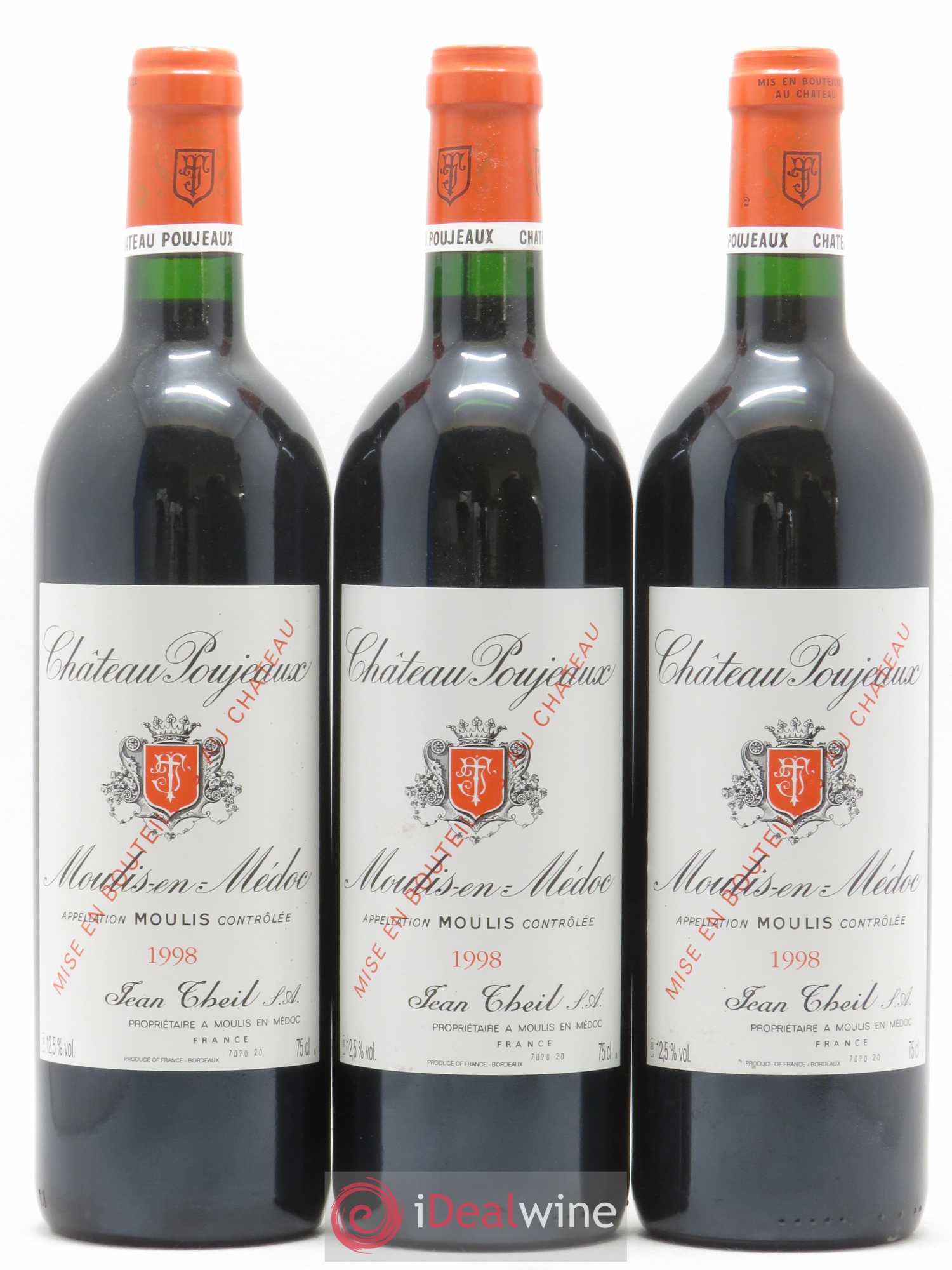 Château Poujeaux 1998 - Lot de 12 bouteilles - 4
