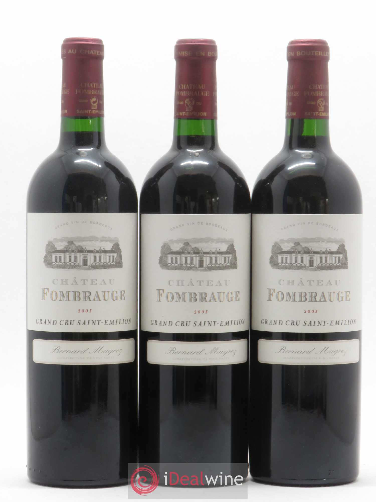 Château Fombrauge Grand Cru Classé 2003 - Lot de 12 bouteilles - 1