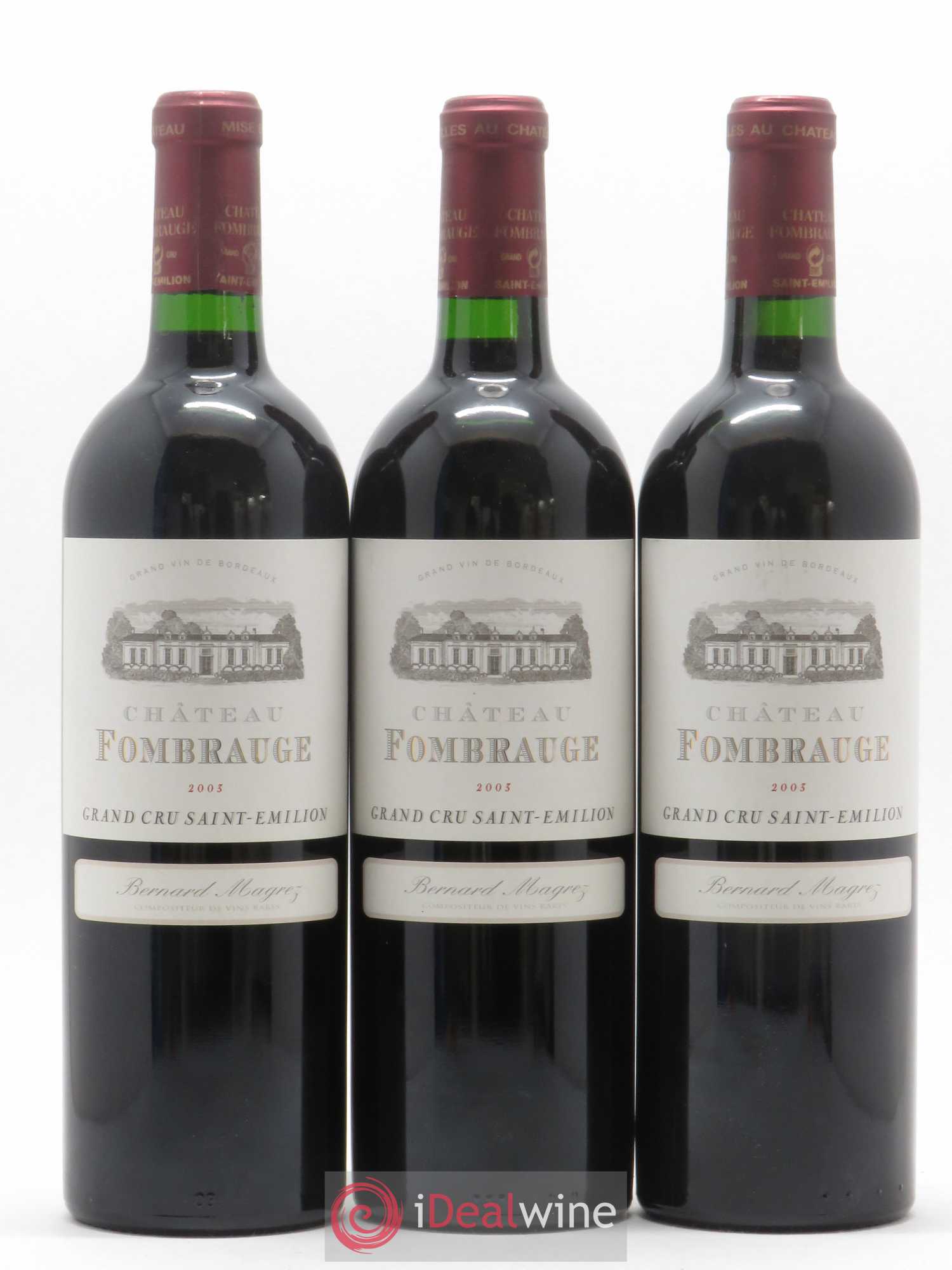 Château Fombrauge Grand Cru Classé 2003 - Lot de 12 bouteilles - 2