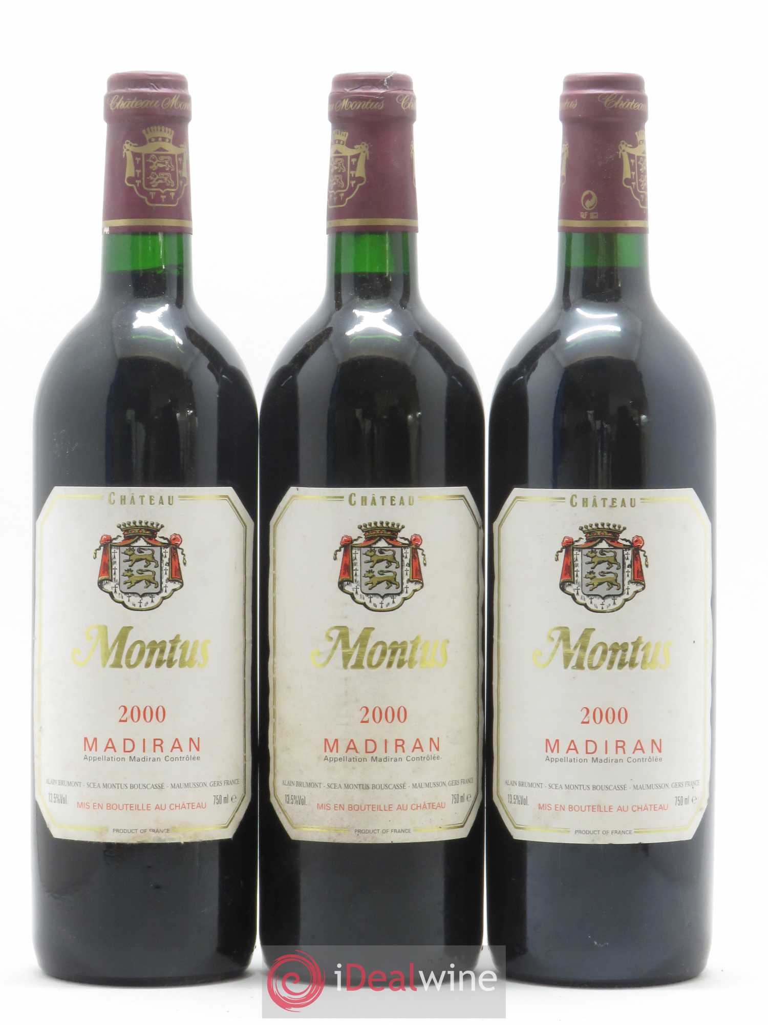Madiran Château Montus Alain Brumont 2000 - Lot de 12 bouteilles - 2