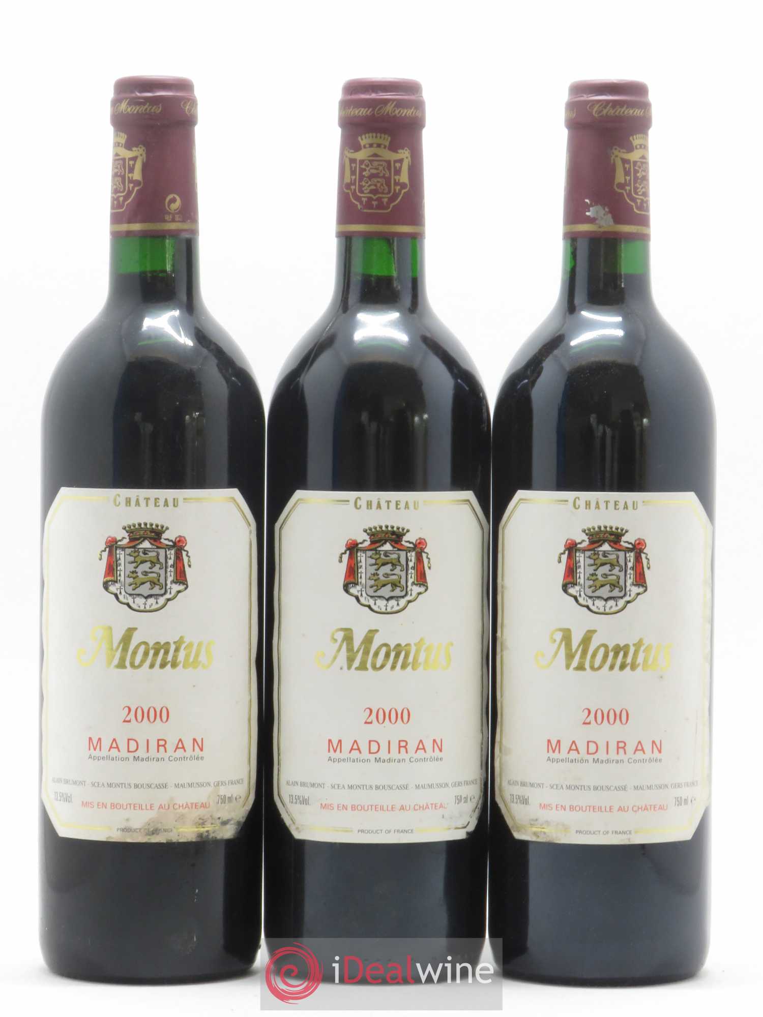 Madiran Château Montus Alain Brumont 2000 - Lot de 12 bouteilles - 3