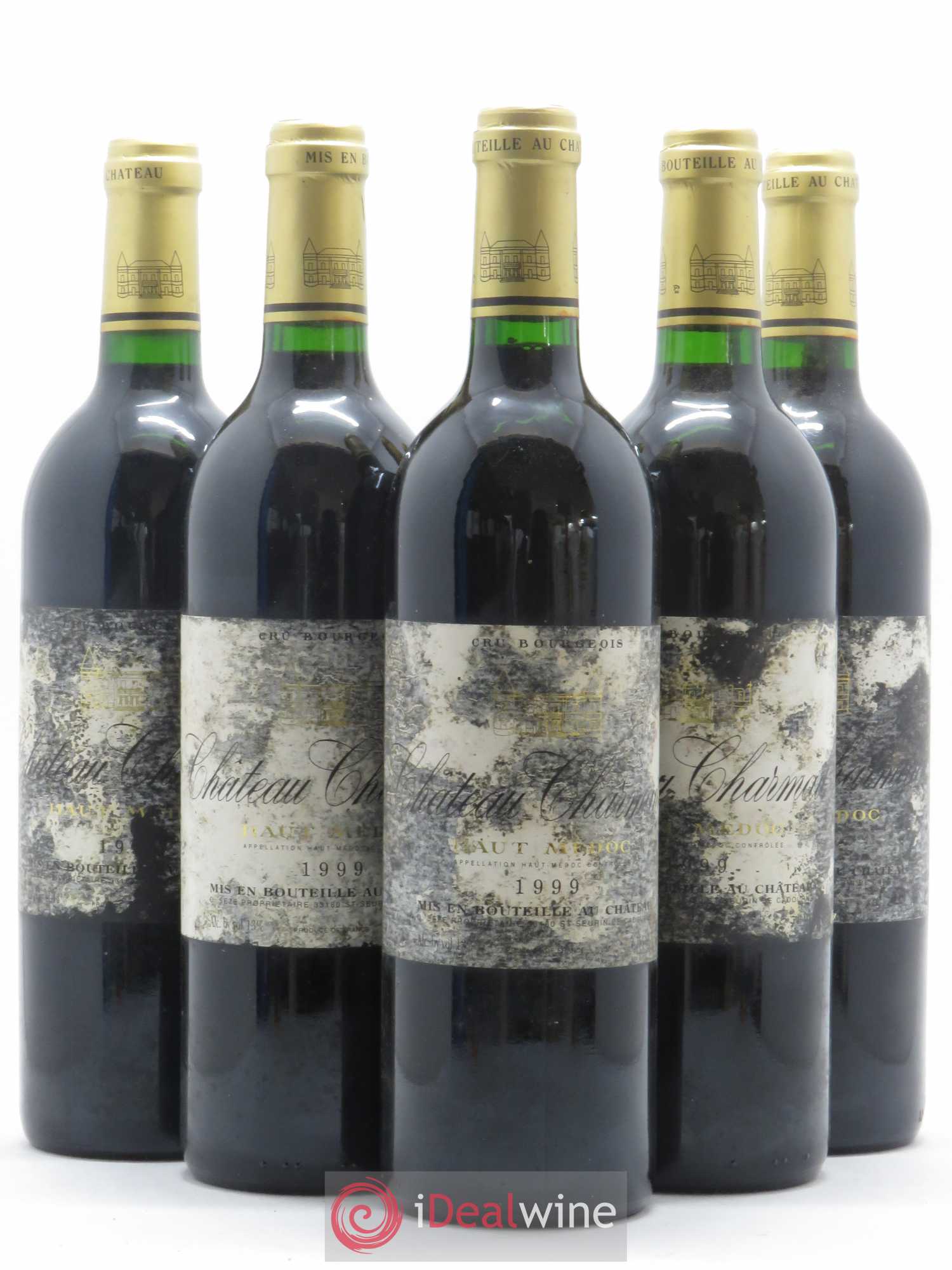 Château Charmail Cru Bourgeois 1999 - Lot de 5 bouteilles - 0