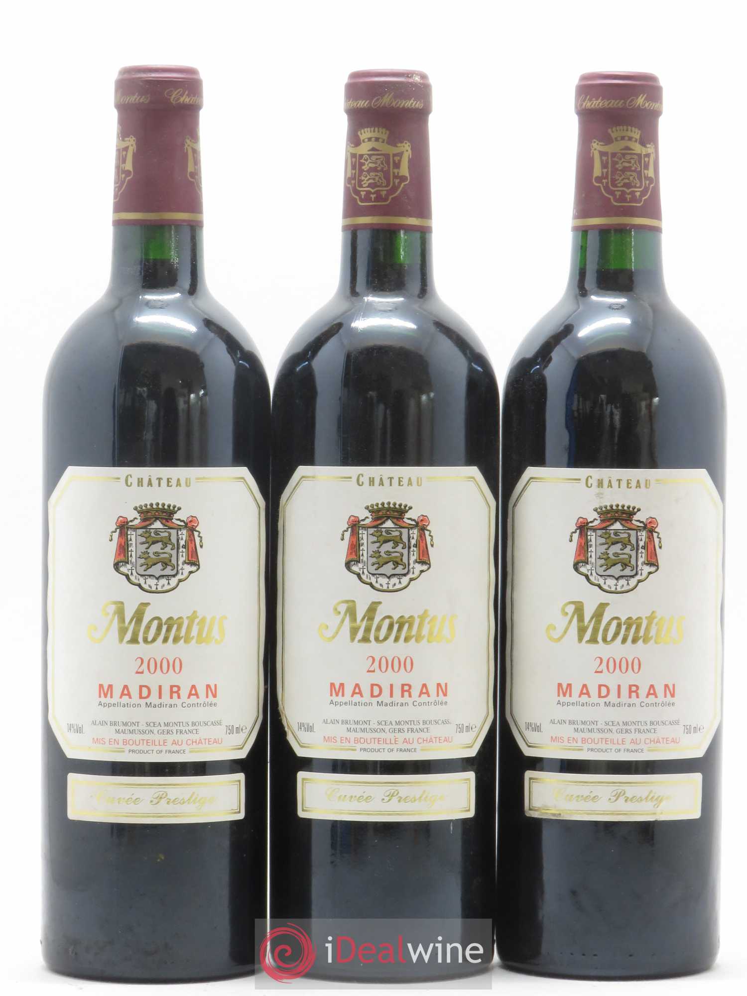 Madiran Château Montus-Prestige Alain Brumont 2000 - Posten von 6 Flaschen - 1