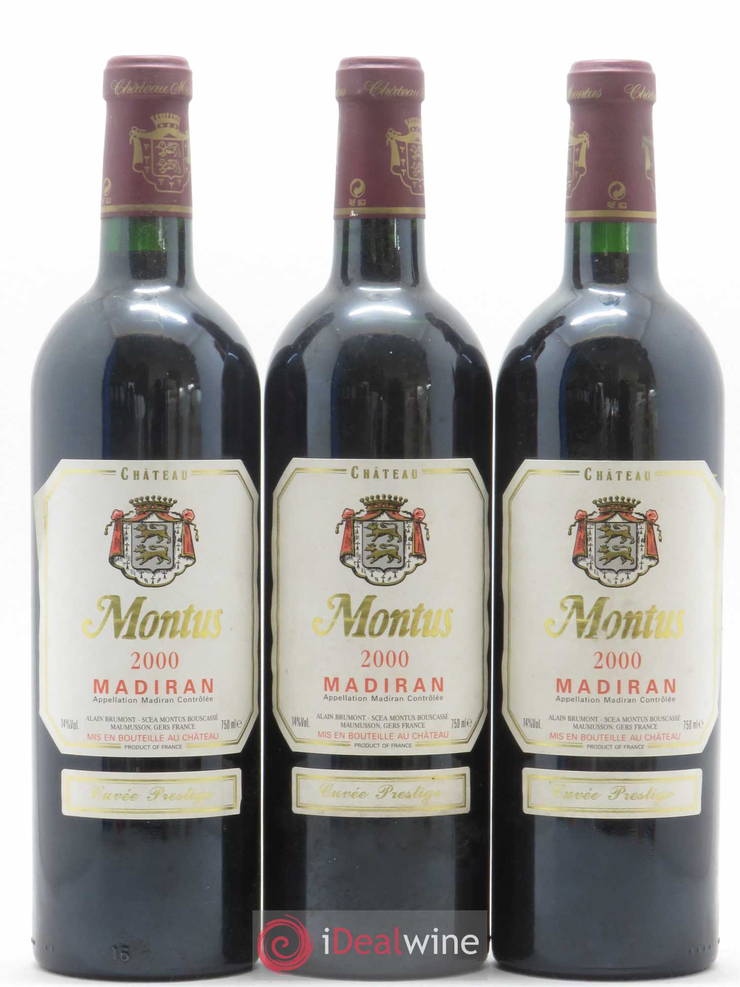 Madiran Château Montus-Prestige Alain Brumont 2000 - Posten von 6 Flaschen - 2
