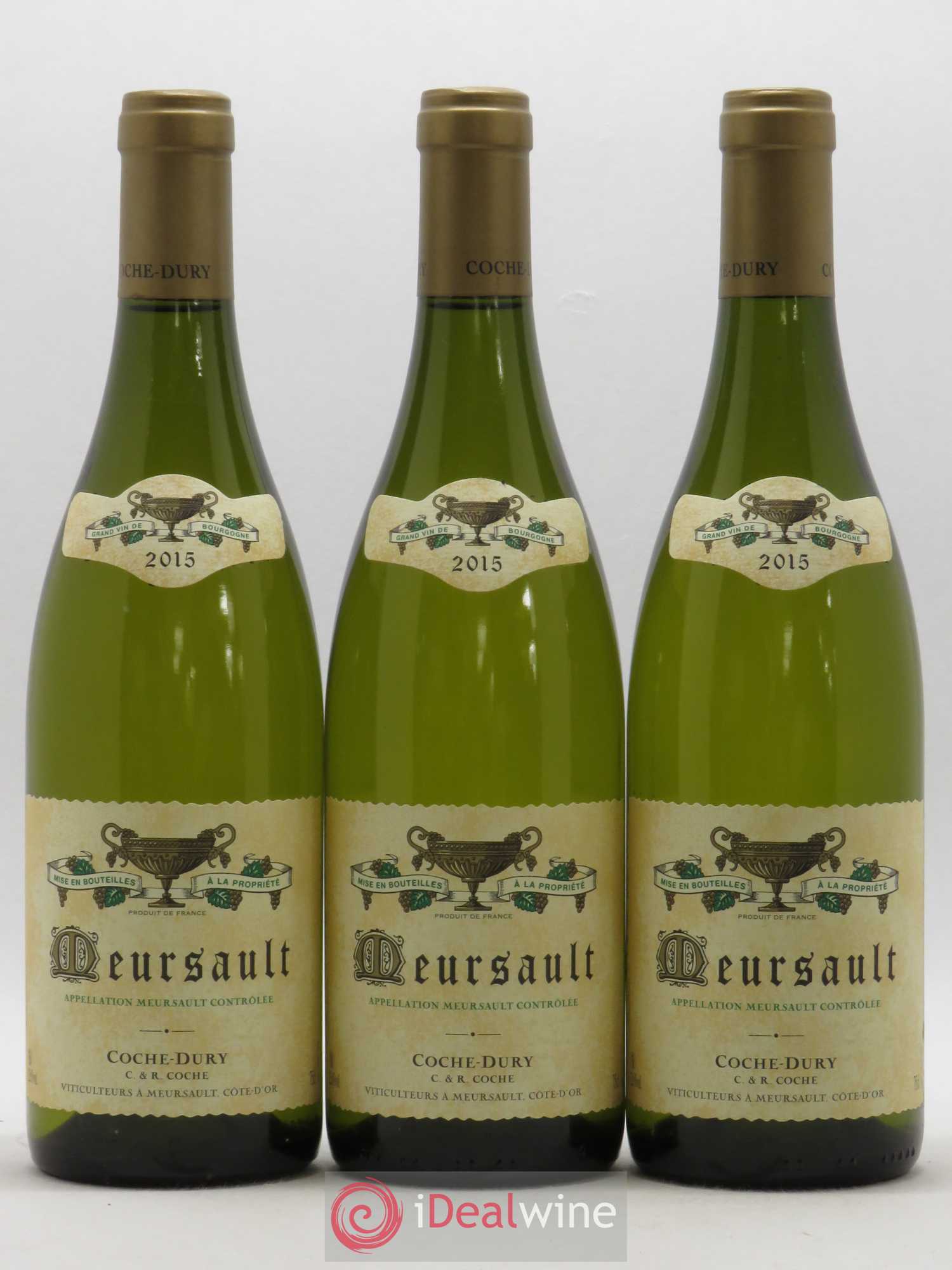 Meursault Coche Dury (Domaine) 2015 - Lot de 3 bouteilles - 0