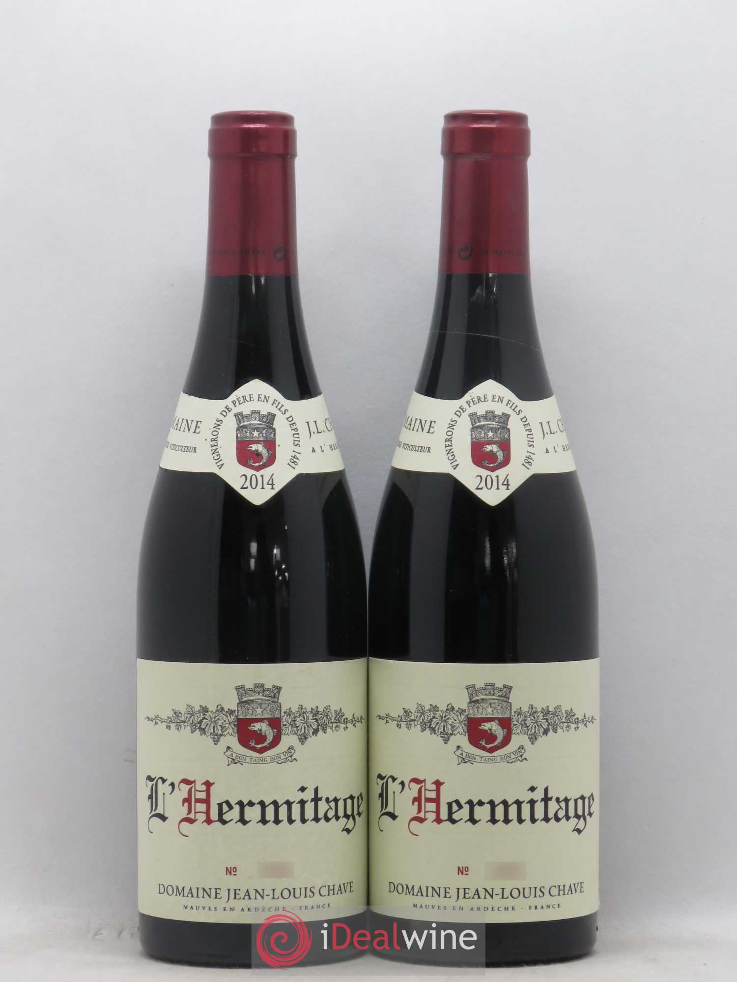 Hermitage Jean-Louis Chave 2014 - Lot de 2 bouteilles - 0