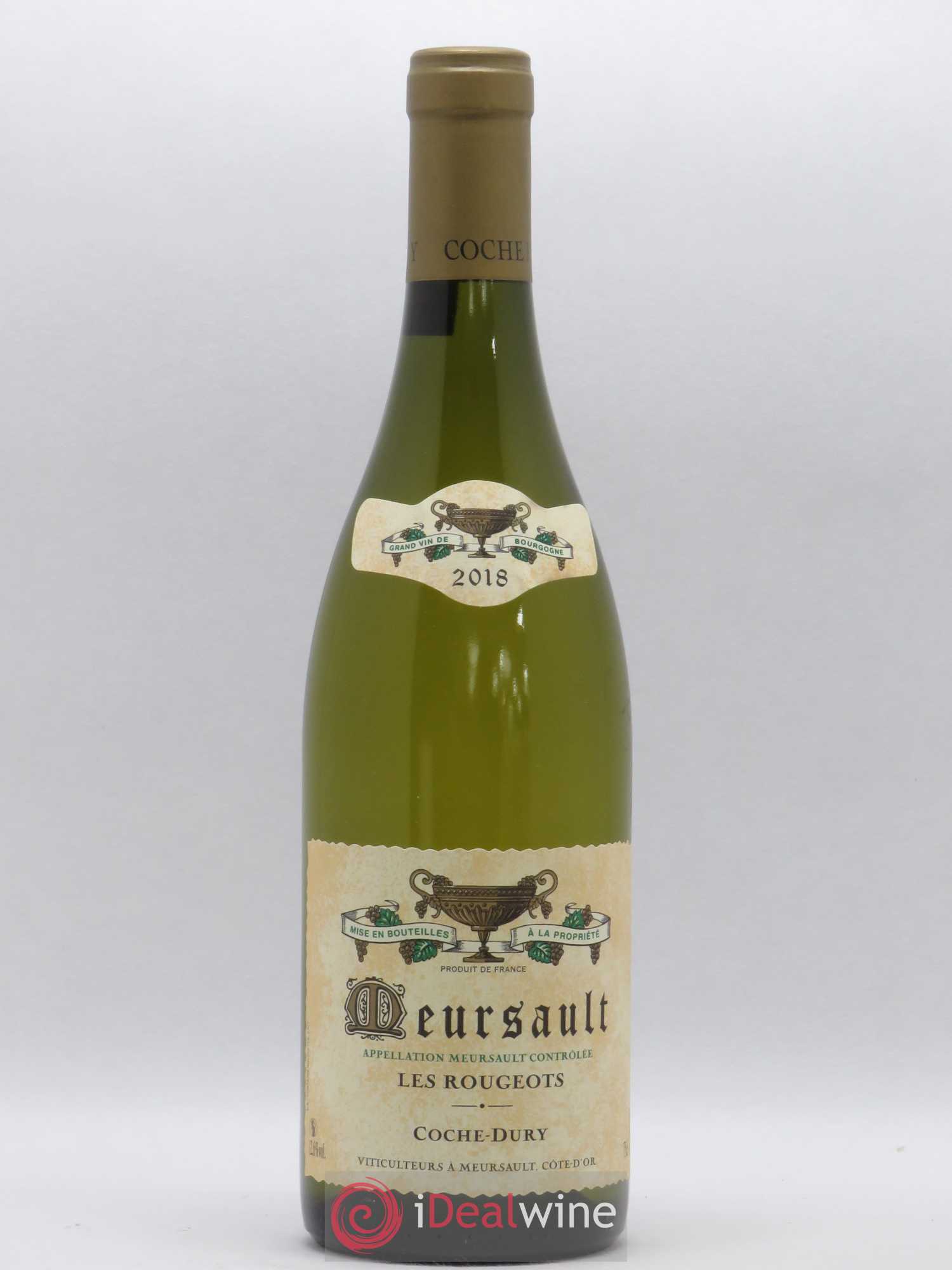 Meursault Les Rougeots Coche Dury (Domaine) 2018 - Lot de 1 bouteille - 0