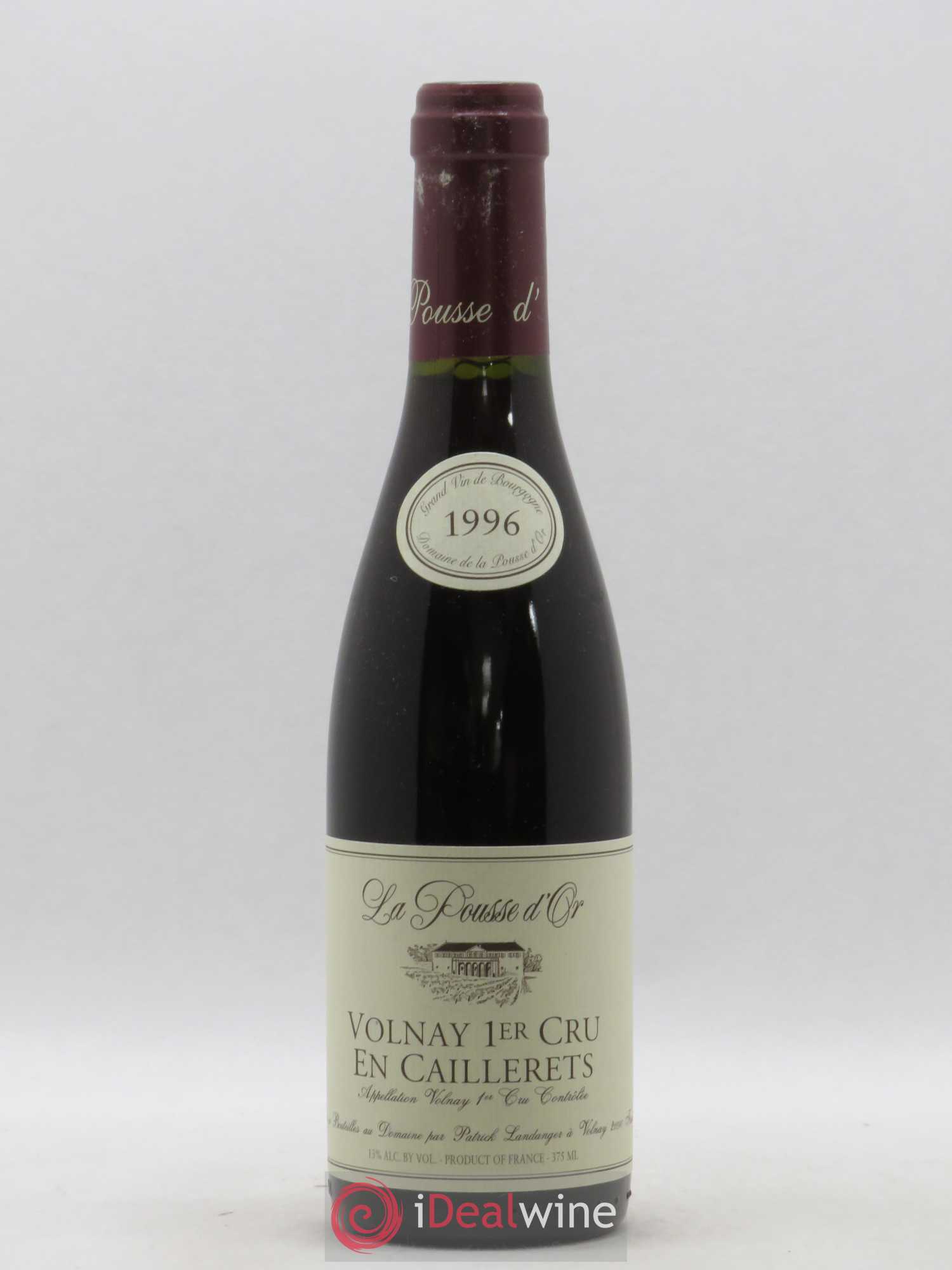 Volnay 1er Cru Les Caillerets La Pousse d'Or (Domaine de) 1996 - Posten von 1 Demi-Flasche - 0