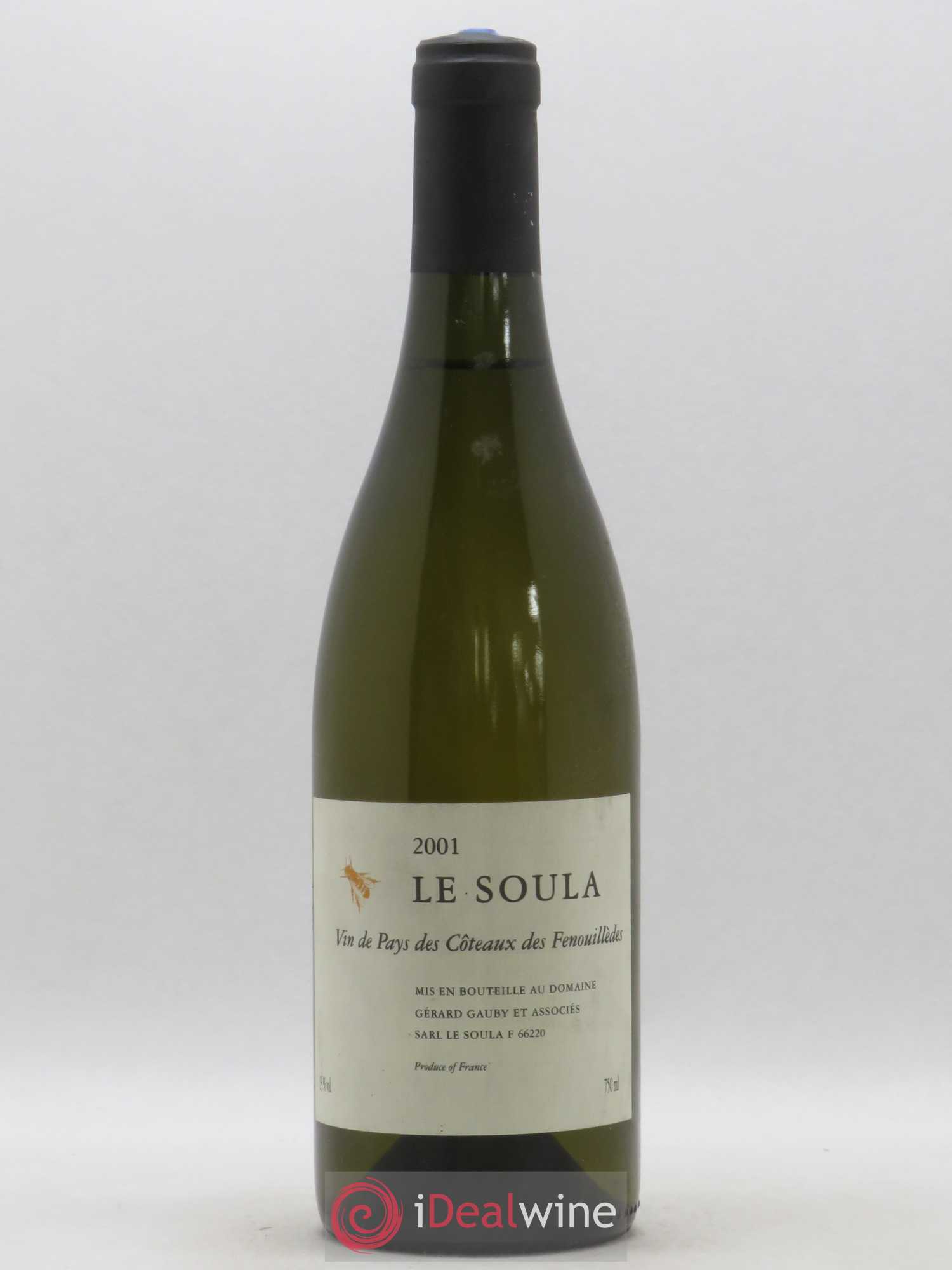 Vin de France IGP Côteaux des Fenouillèdes Domaine Le Soula Gérard Gauby 2001 - Posten von 1 Flasche - 0