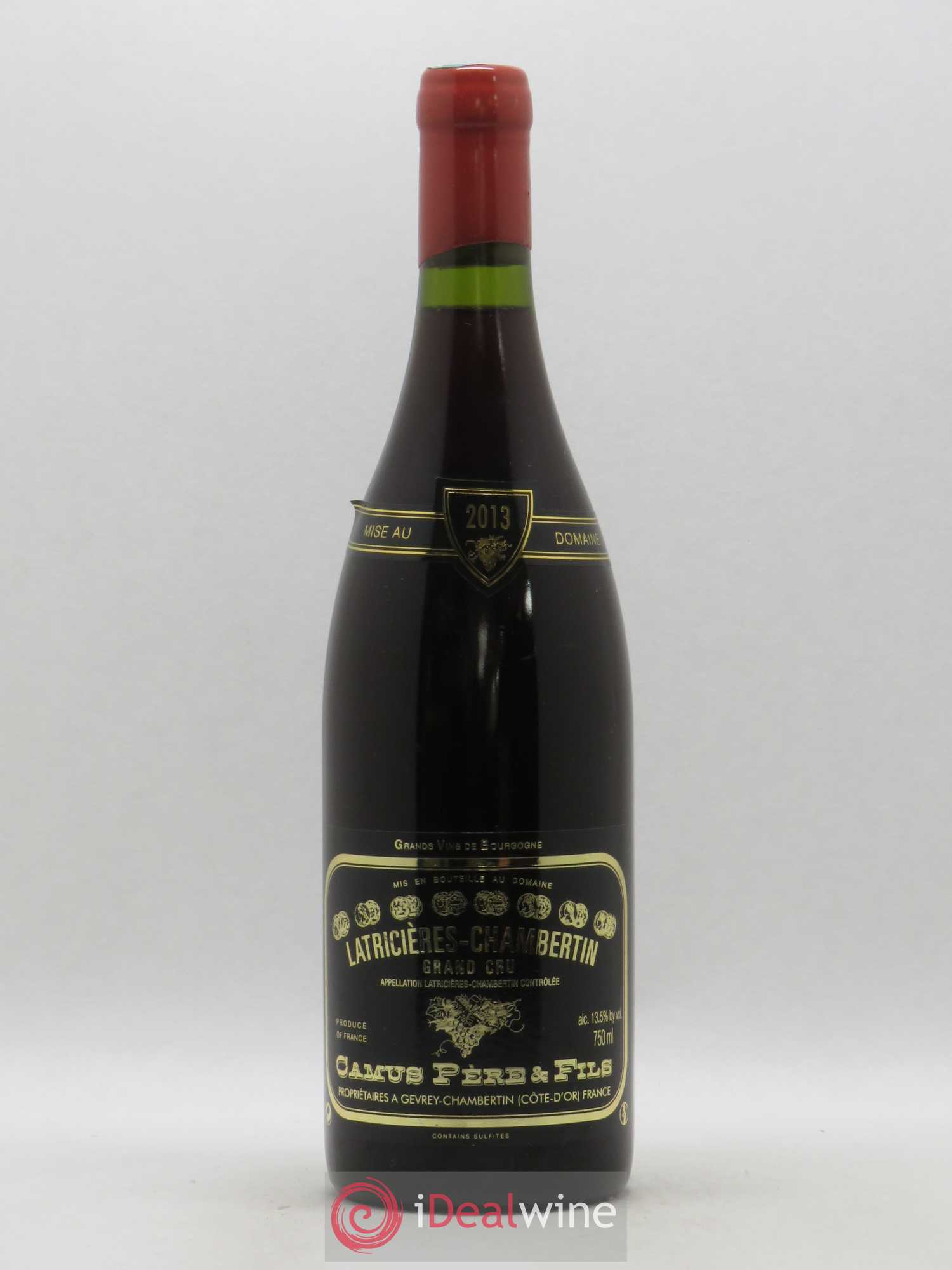 Latricières-Chambertin Grand Cru Camus Père et Fils (Domaine) 2013 - Lot de 1 bouteille - 0