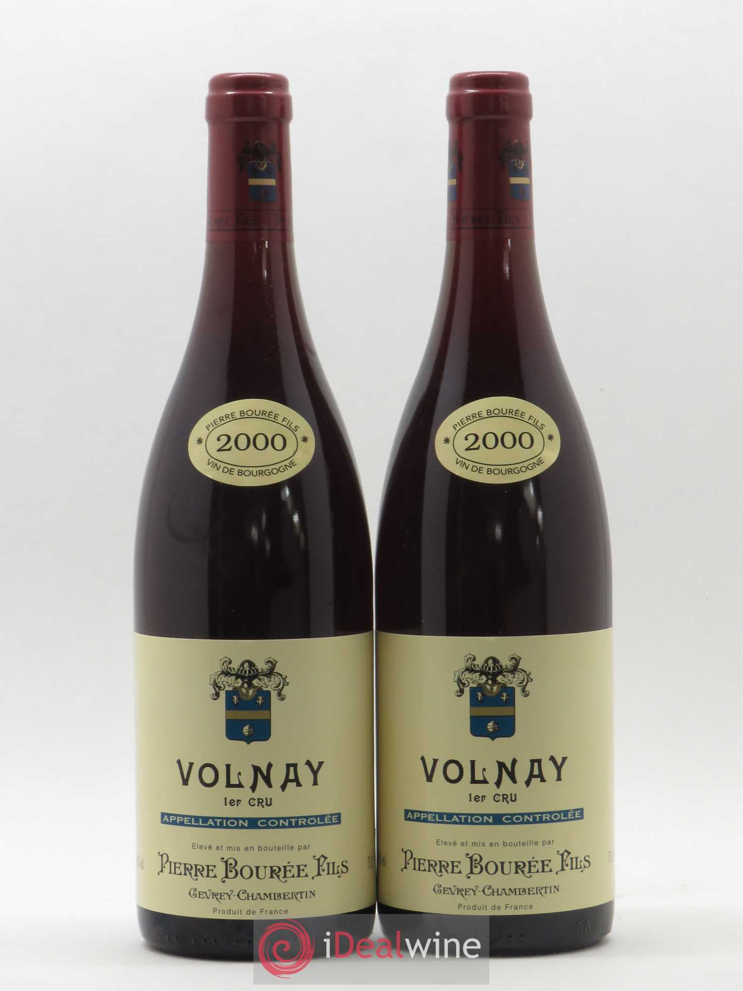 Volnay 1er Cru Domaine Bourée et Fils 2000 - Posten von 2 Flaschen - 0