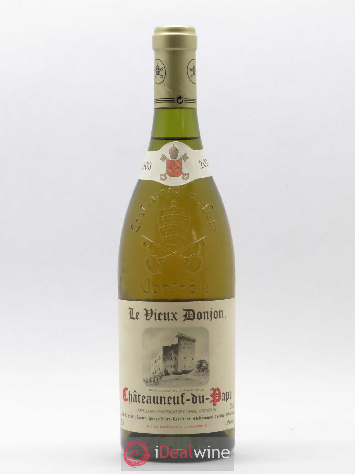 Châteauneuf-du-Pape Le Vieux Donjon Michel Lucien 2003 - Lot de 1 bouteille - 0