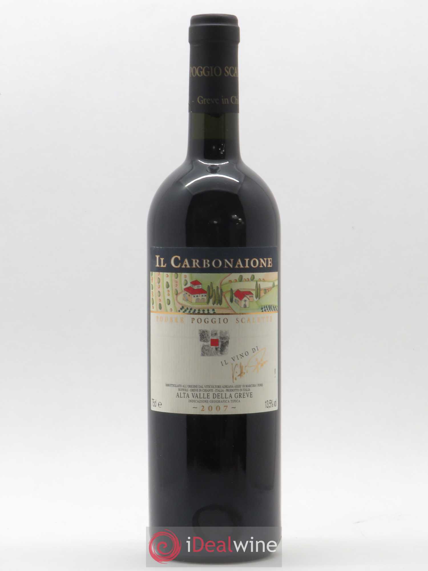Toscana IGT Podere Poggio Scalette Il Carbonaione 2007 - Lot de 1 bouteille - 0