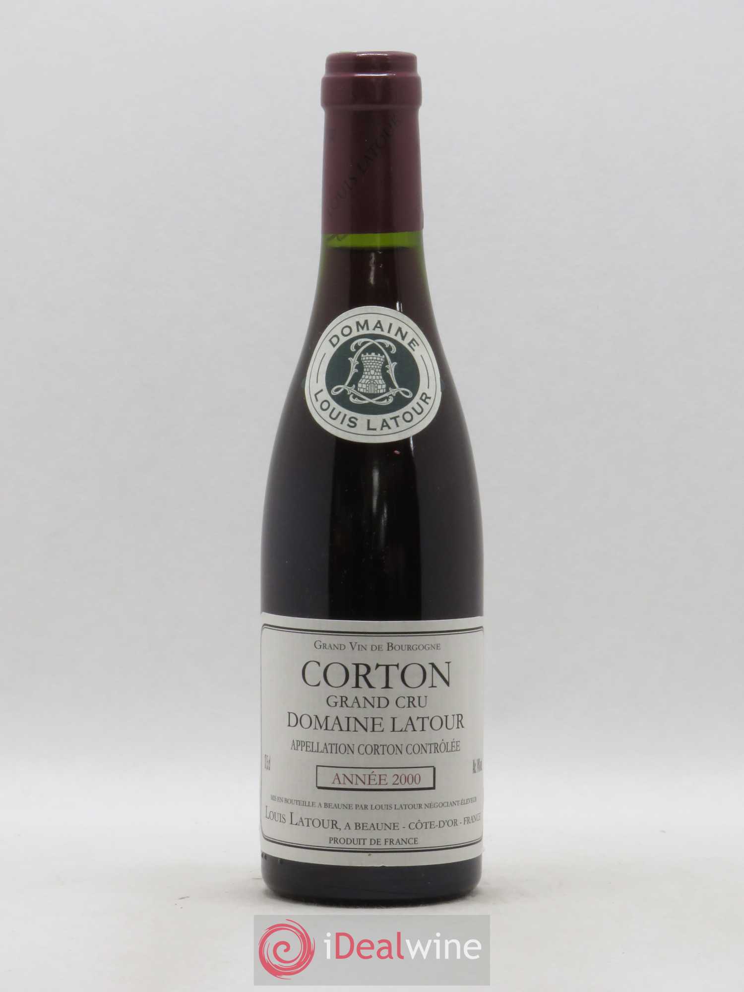 Corton Grand Cru Louis Latour 2000 - Lot de 1 demi bouteille - 0