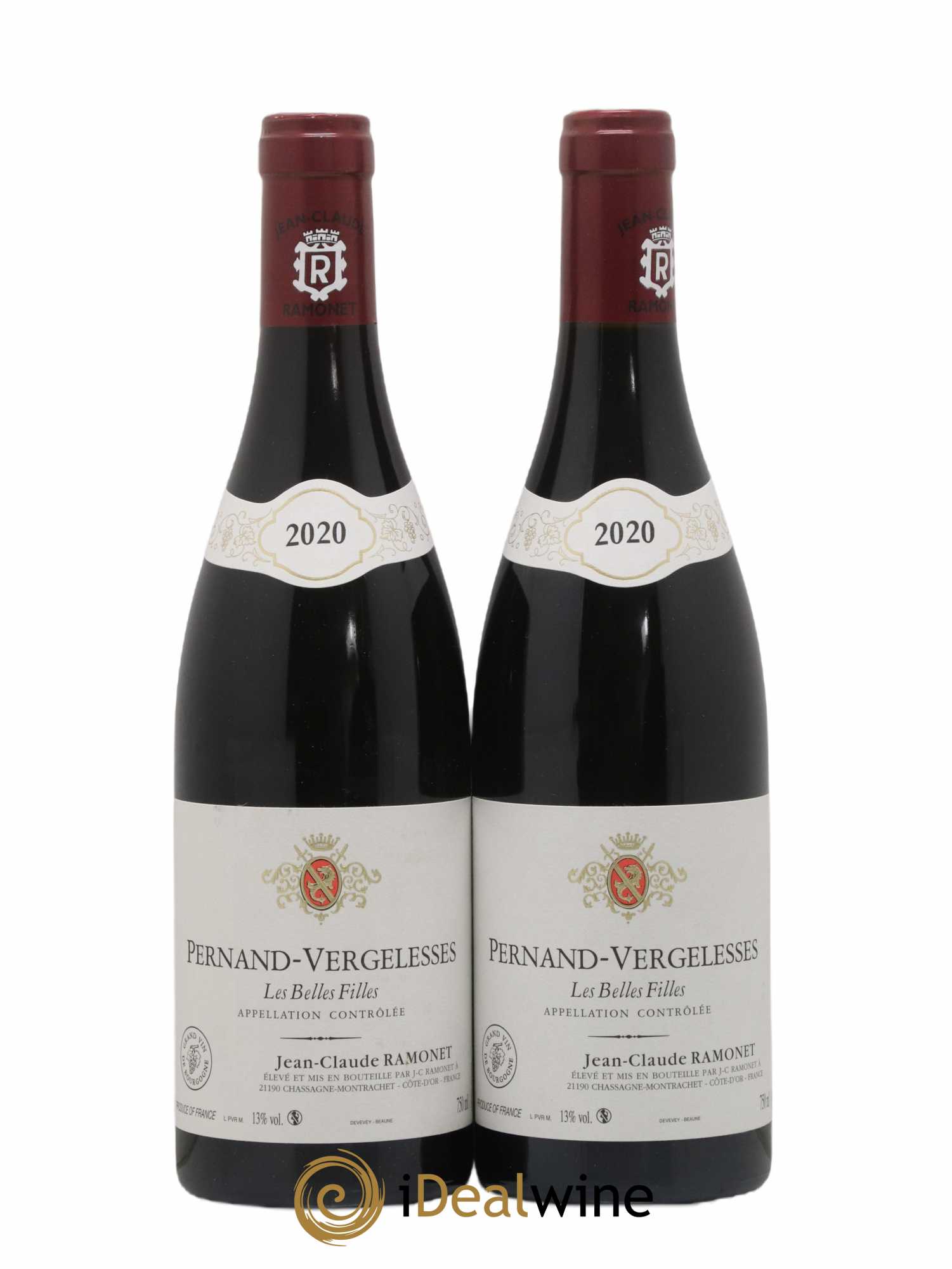 Pernand-Vergelesses Les Belles Filles Ramonet (Domaine) 2020 - Lot de 2 bouteilles - 0