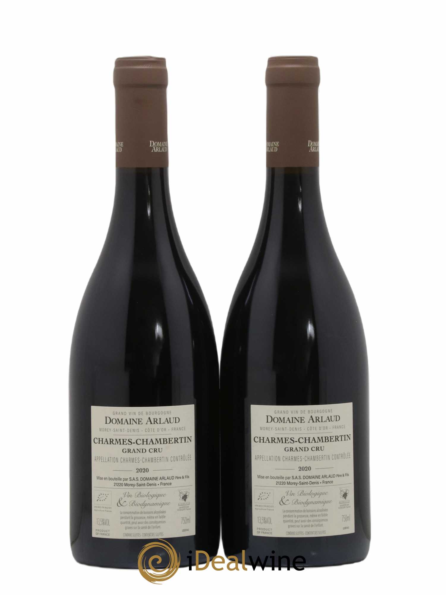 Charmes-Chambertin Grand Cru Arlaud 2020 - Lot de 2 bouteilles - 1