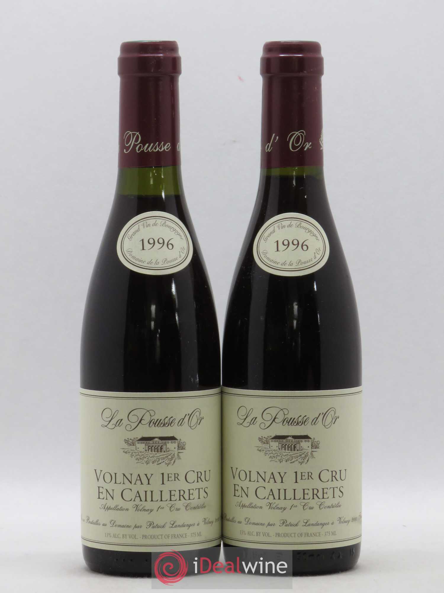 Volnay 1er Cru Les Caillerets La Pousse d'Or (Domaine de) 1996 - Posten von 2 Demi-Flaschen - 0