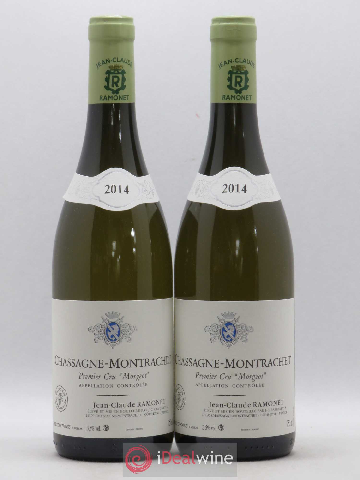 Chassagne-Montrachet 1er Cru Morgeot Ramonet (Domaine) 2014 - Lot de 2 bouteilles - 0