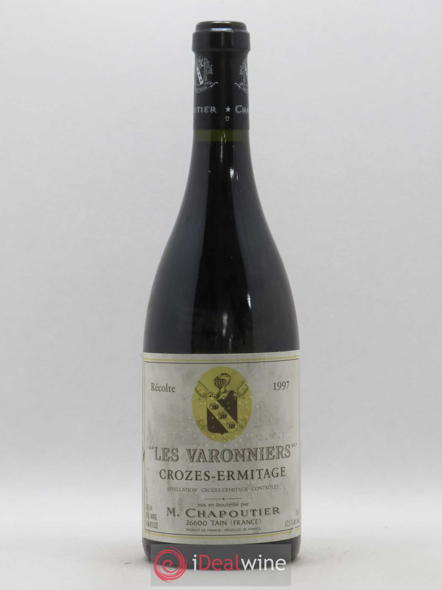 Crozes-Hermitage Les Varonniers Chapoutier 1997 - Lot de 1 bouteille - 0
