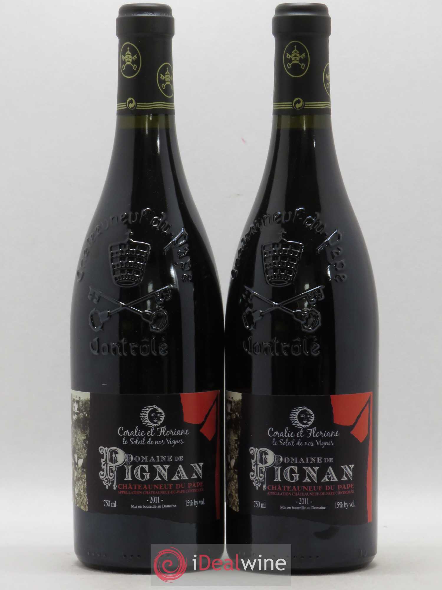 Châteauneuf-du-Pape Domaine de Pignan 2011 - Lot de 2 bouteilles - 0