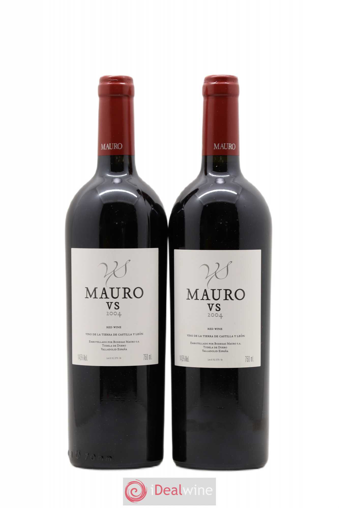 Vino de la Terra de Castilla y Leon VS Bodegas Mauro 2004 - Lot de 2 bouteilles - 0